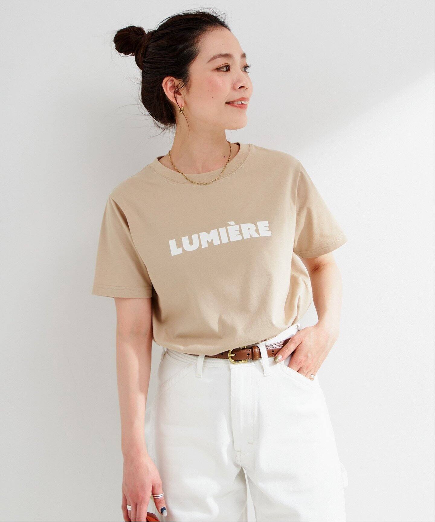 追加》手洗い可 / フロッキープリントロゴTEE（Tシャツ／カットソー