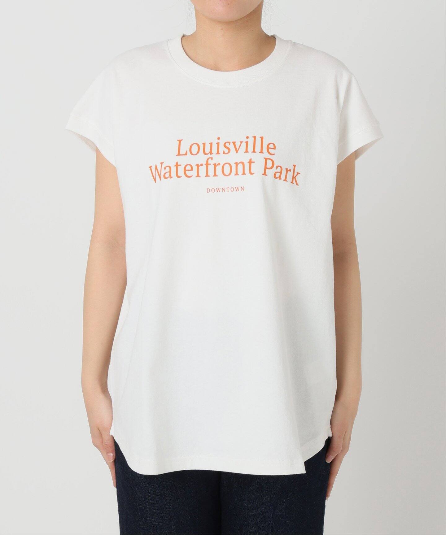 手洗い可 / アソートフレンチスリーブロゴTEE（Tシャツ／カットソー