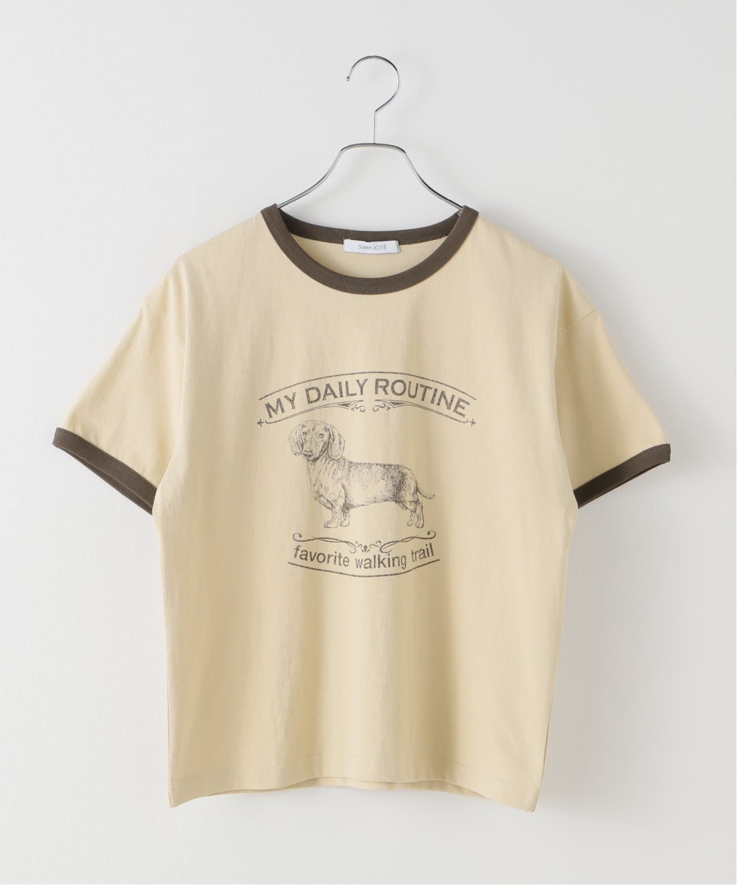 EASY SLAVIC JERSEY 半袖Tシャツ（Tシャツ／カットソー）｜B.C