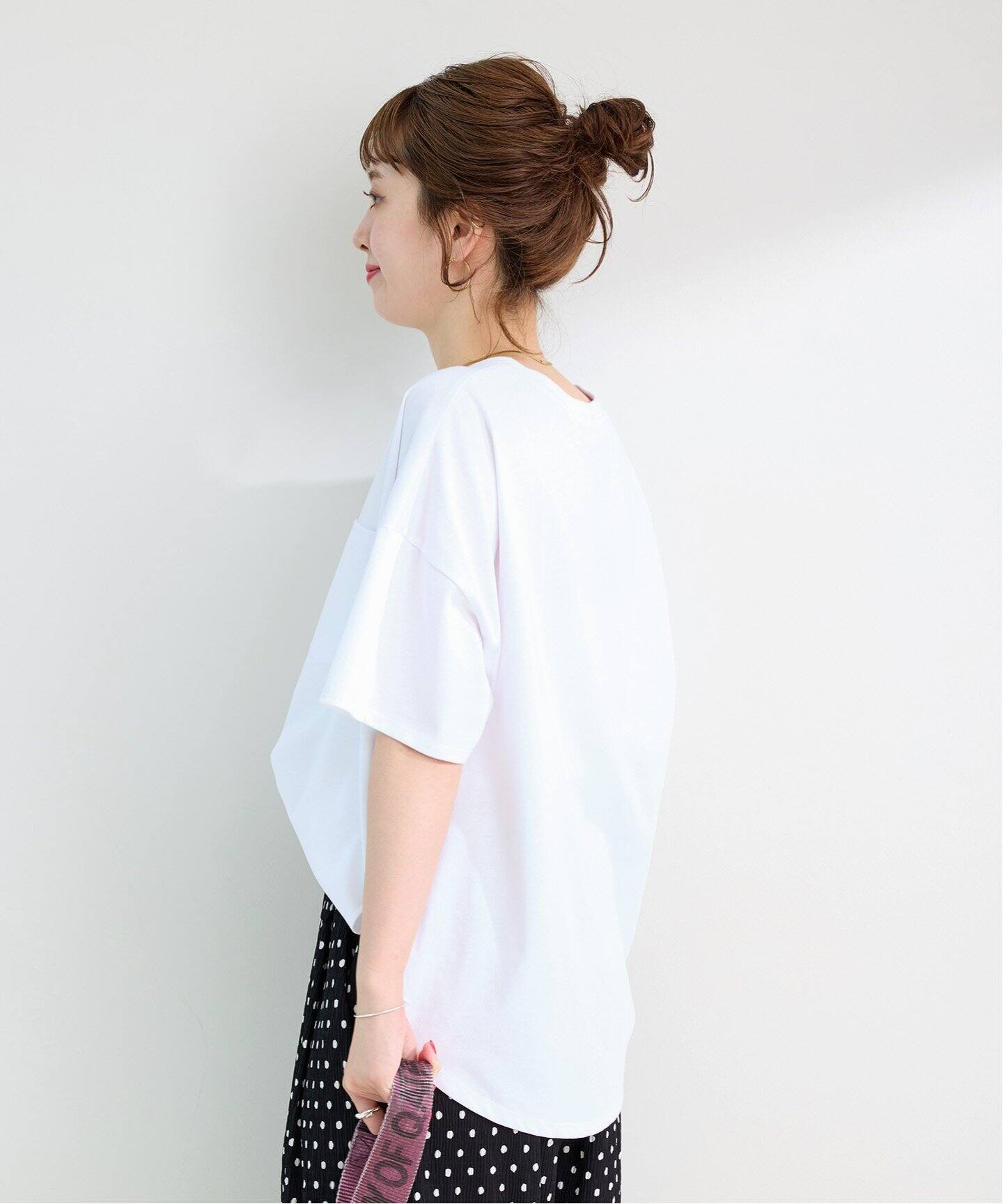 ウォッシャブル / 接触冷感 / ポケット付きラウンドTEE（Tシャツ