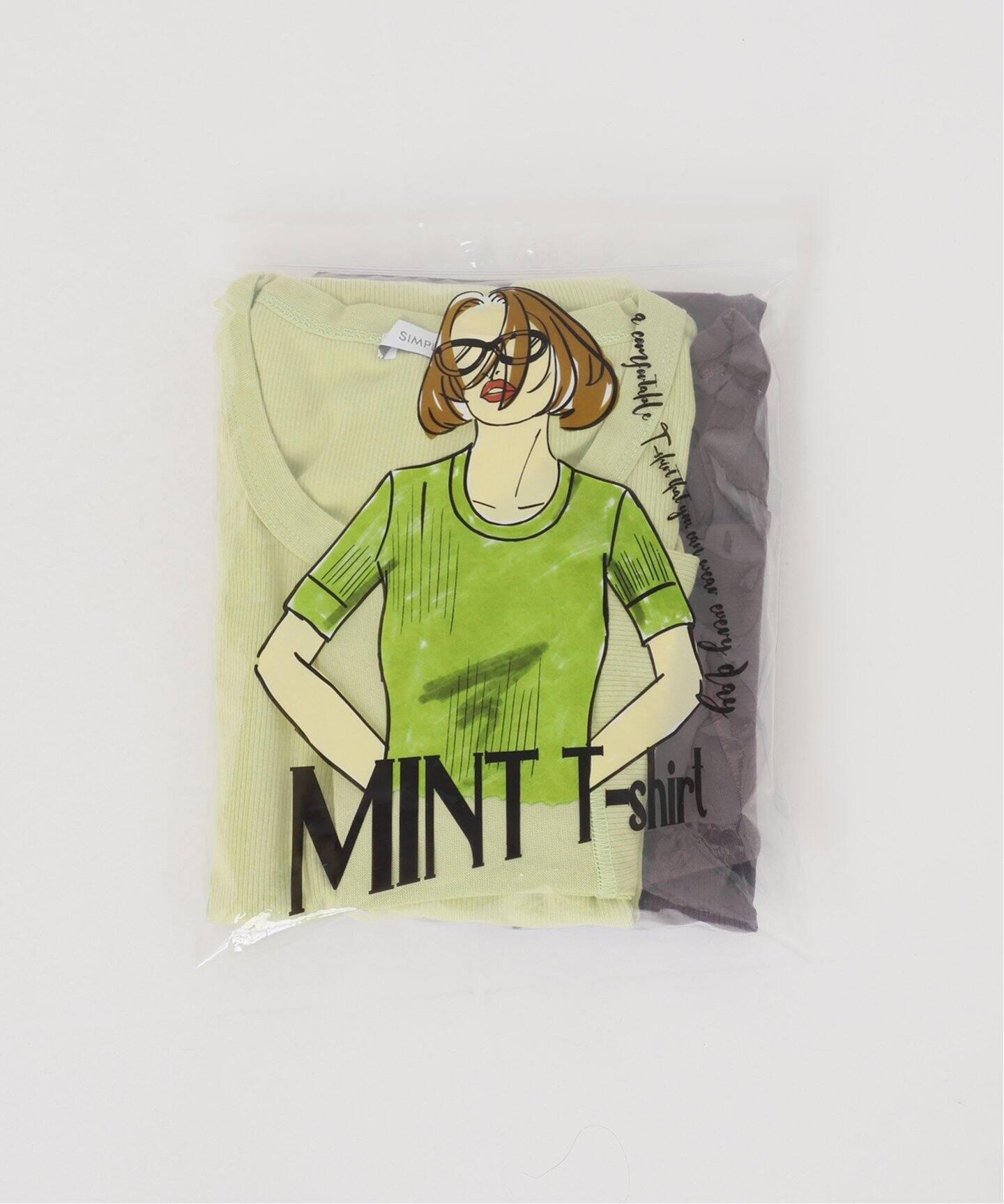 2枚セット》ウォッシャブル / ミントBLENDパックTEE（Tシャツ