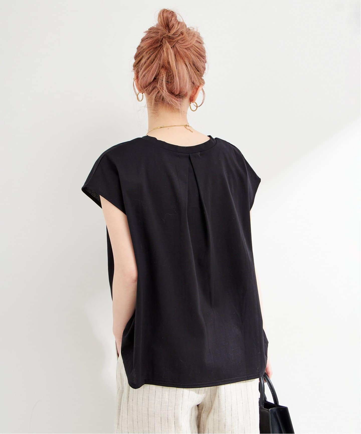 tシャツ ファブリックコンビギャザープルオーバー レディース 楽天市場】ラッフルフリルギャザーブラウス レディース Vネック