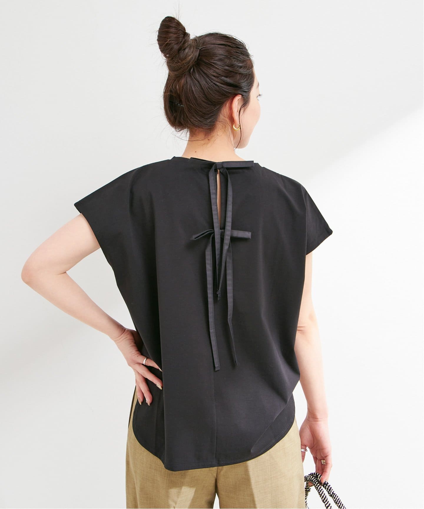 tシャツ バックリボンボーダープルオーバー レディース バックリボンボーダープルオーバーカットソー | FREDY & GLOSTER