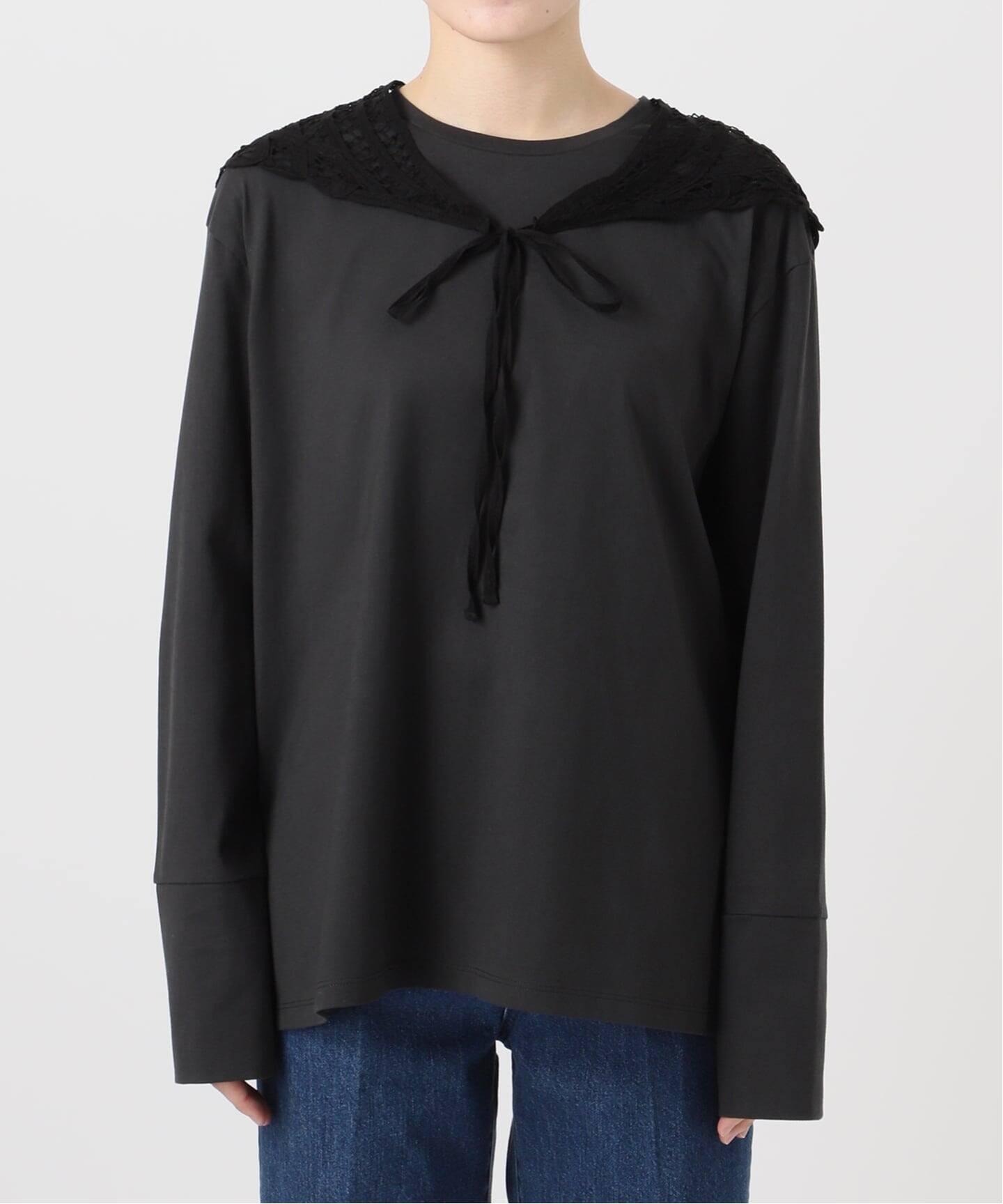 2点セット》バテンレーススカーフ付きプルオーバー（Tシャツ