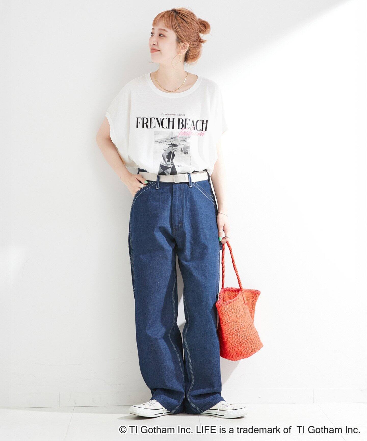 tシャツ GOOD ROCK SPEED/グッドロックスピード　フレンチスリーブT レディース GOOD ROCK SPEED / グッドロックスピード LIFE PCフレンチ