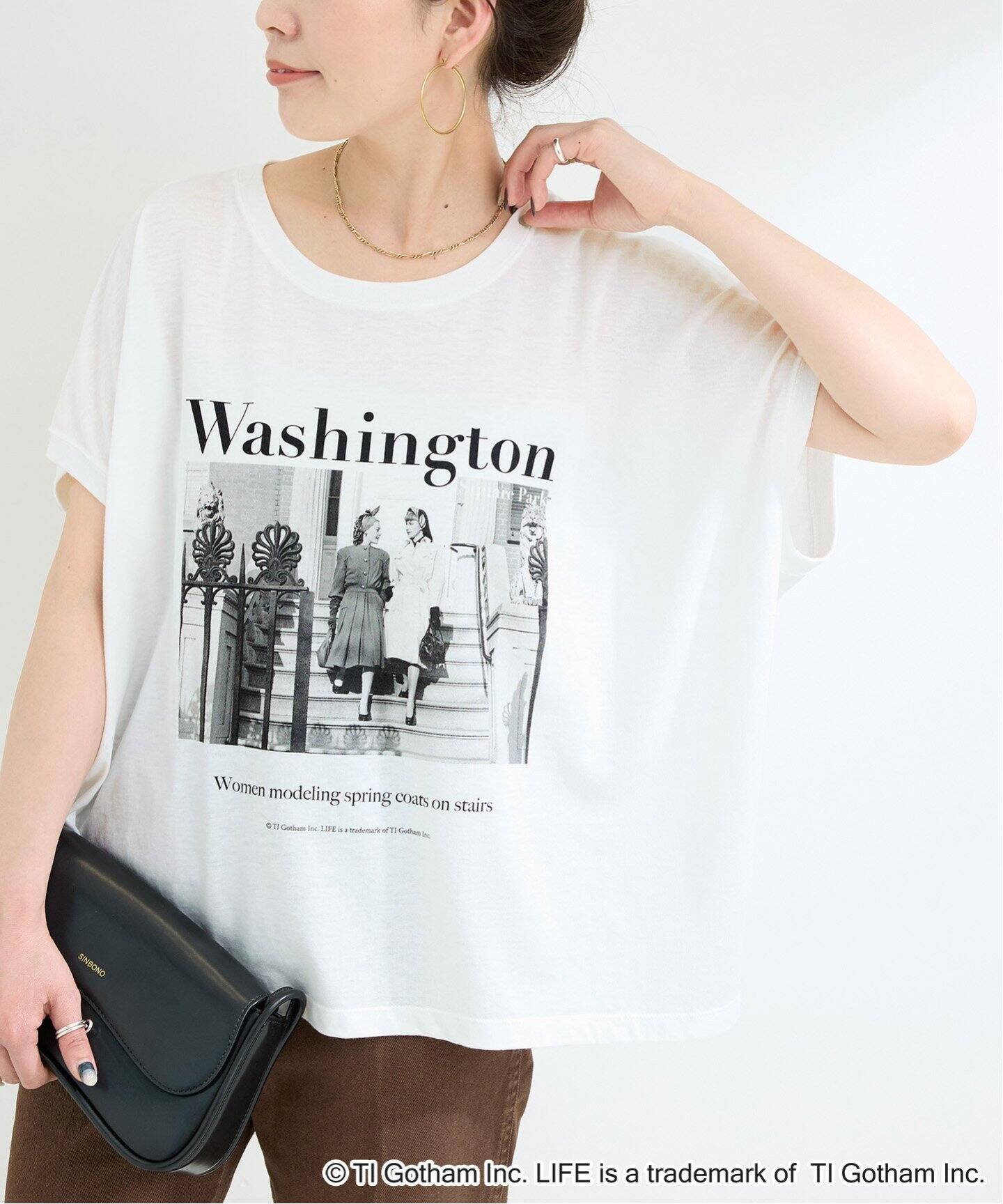 tシャツ 「別注」「GOOD ROCK SPEED」LIFE PC ロングスリーブ Tシャツ ミディアムグレー レディース 別注】＜GOOD ROCK SPEED＞LIFE PC ロングスリーブ Tシャツ