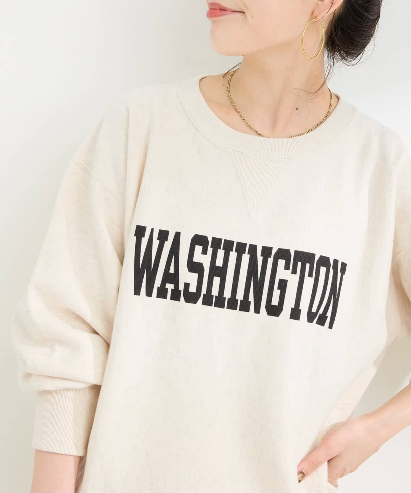 《予約》ウォッシャブル / Champion/チャンピオン RW10oz French Terry CREW NECK S