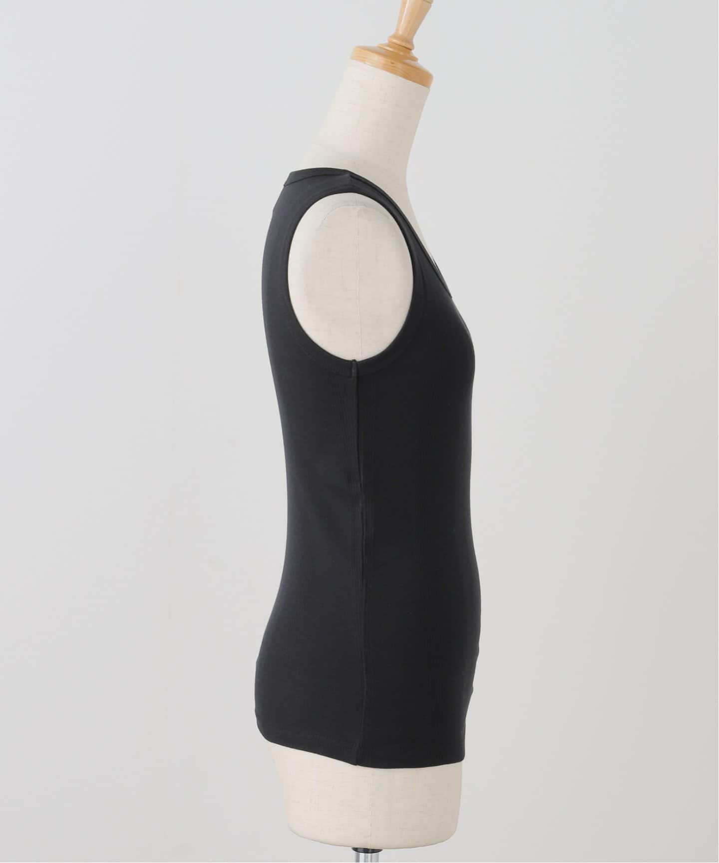 新品　未使用　deuxieme classe 追加RIB タンクトップ　ブラウン 追加 rib タンクトップ（タンクトップ）｜MUSE de Deuxieme