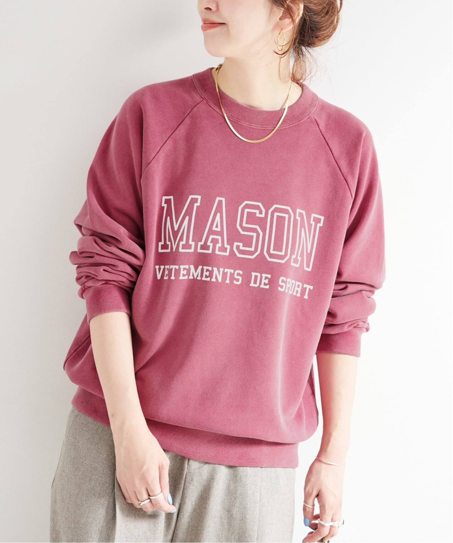 athletic wear MASON / アスレティックウェア メイソン 別注 ロゴ 