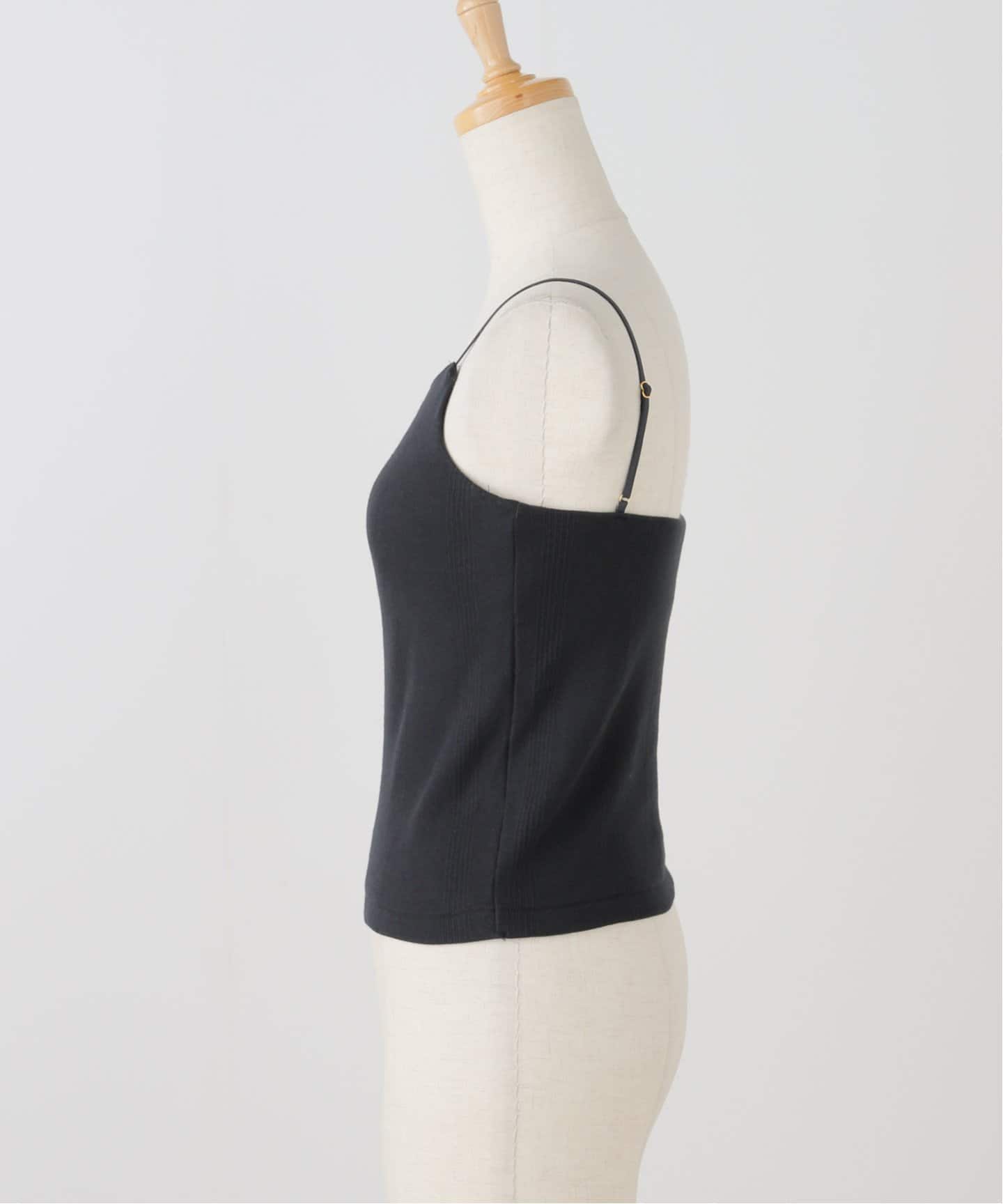 未使用　タグ付き　middle back open キャミソール 追加》middle back open キャミソール（カップ付きインナー