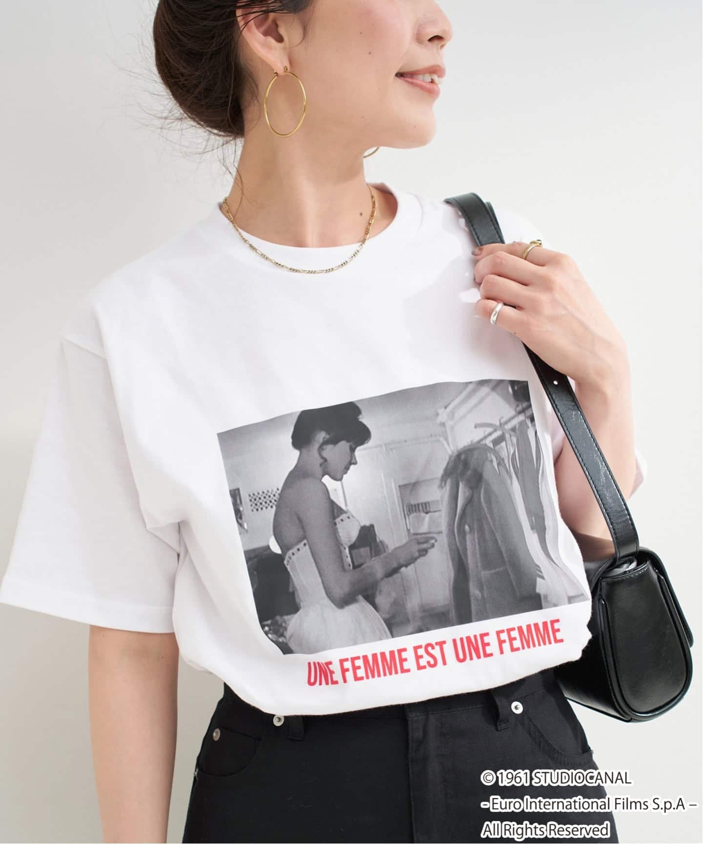 TRICOMER/トリコメル 別注 GODARD UNE FEMME EST UNE FEMME TEE