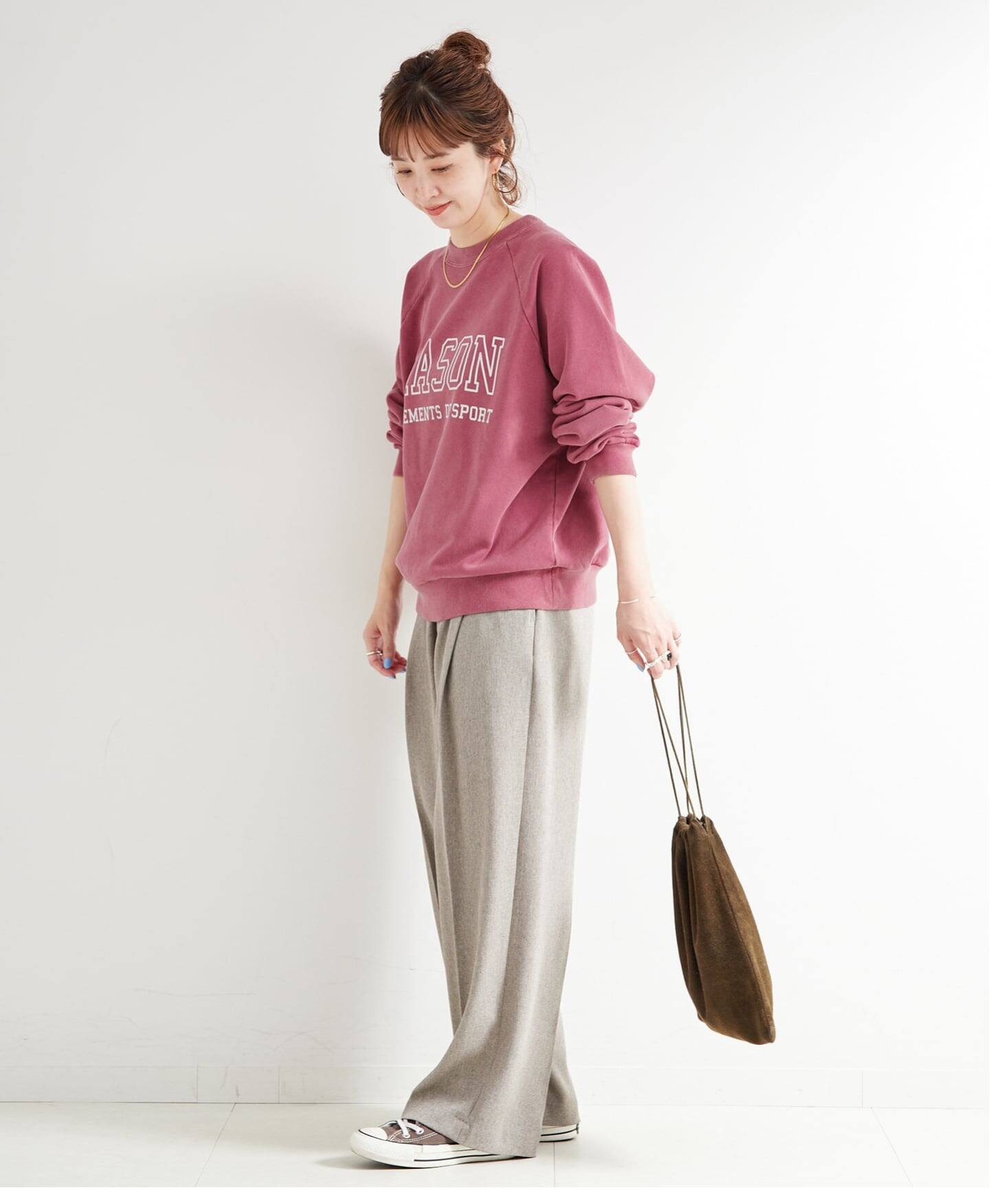 追加》【WEB限定】athletic wear MASON / 別注 ロゴスウェット