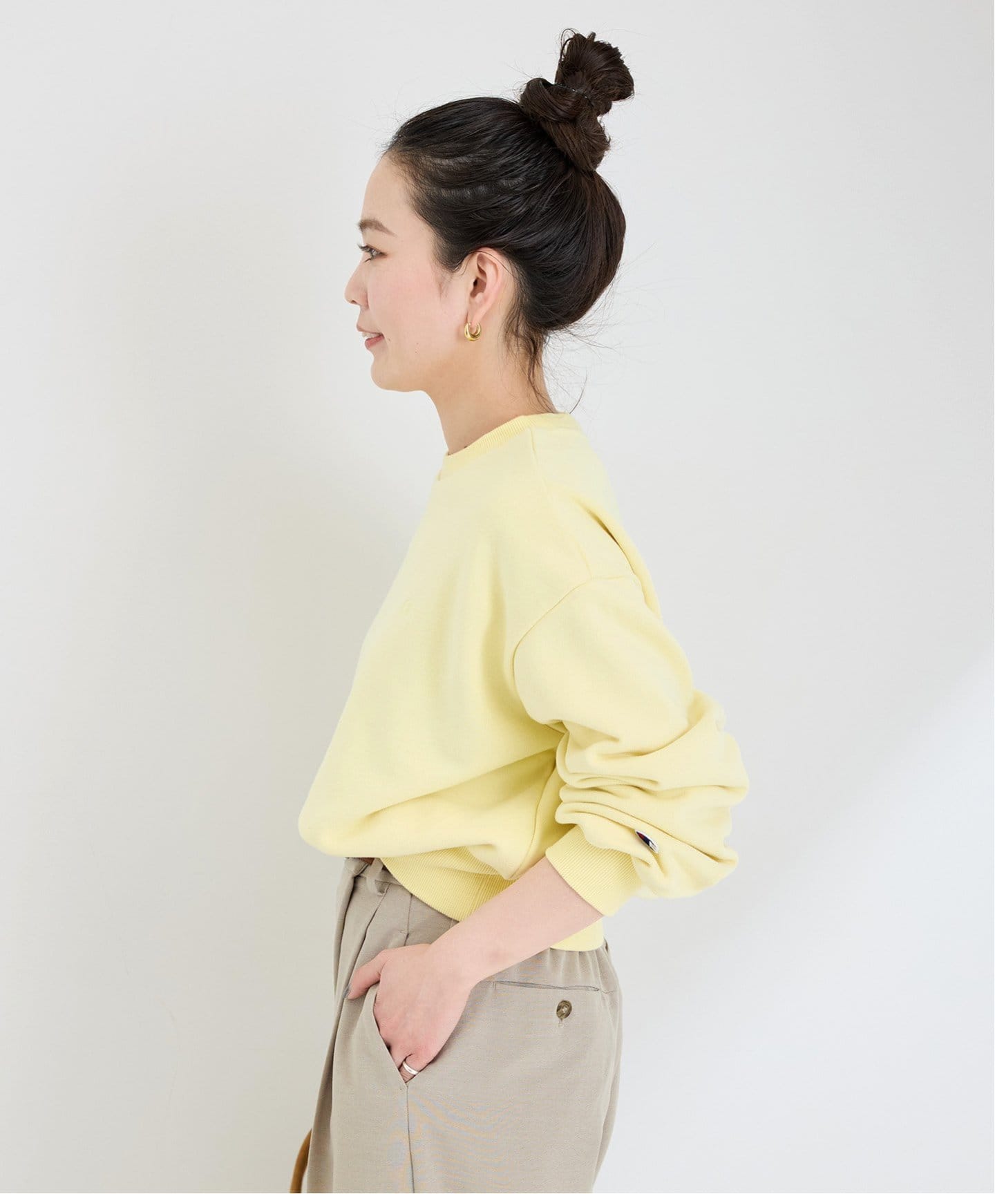 トレーナー スウェット Champion/チャンピオン 別注 フレンチテリーC/N L/S レディース Champion/チャンピオン 別注 フレンチテリーC/N L/S（スウェット