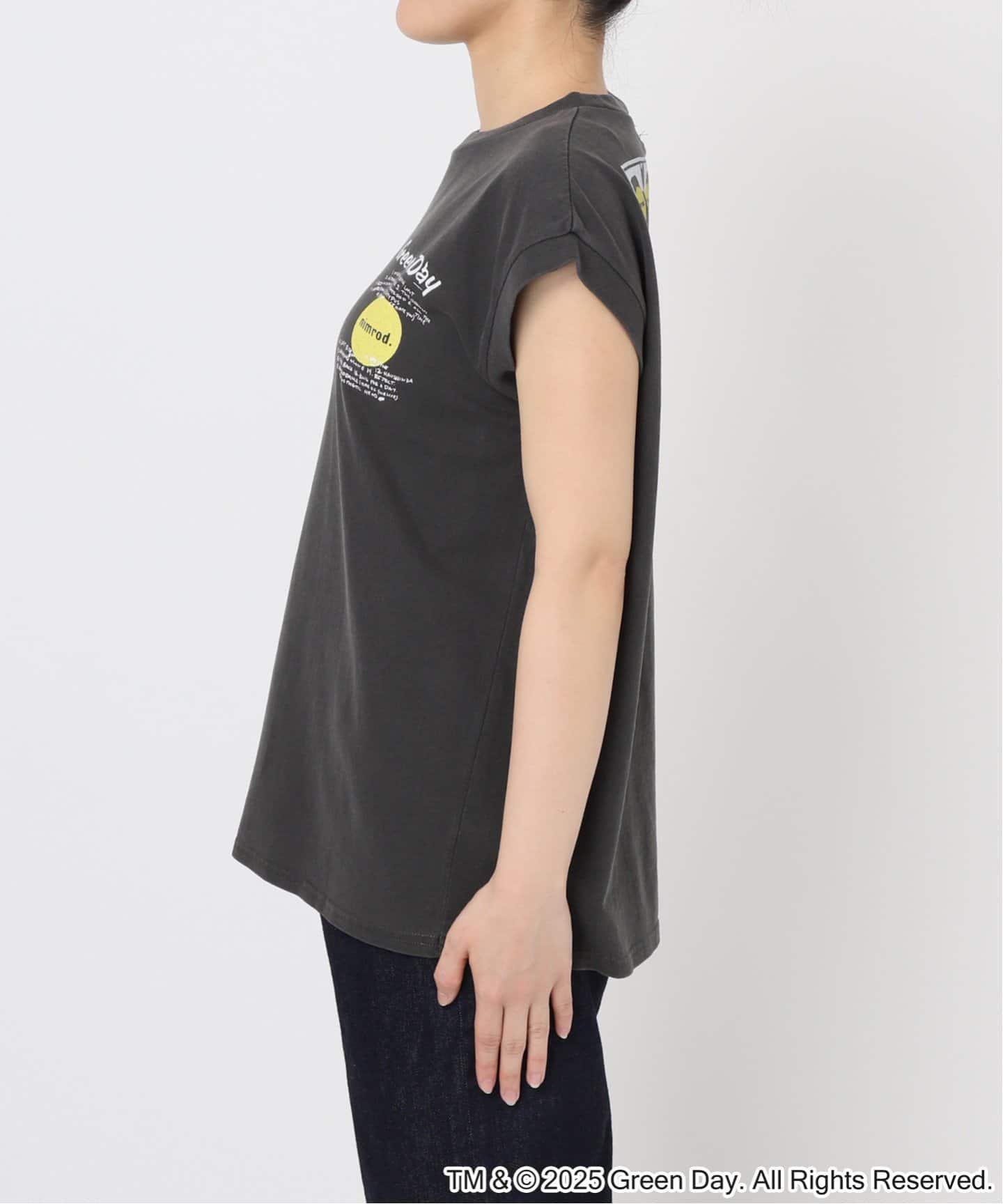 TMGE Tシャツ 濃紺 Sサイズ VIBE ON! ジャケット柄 GOOD ROCK SPEED/グッドロックスピード フレンチスリーブT（T