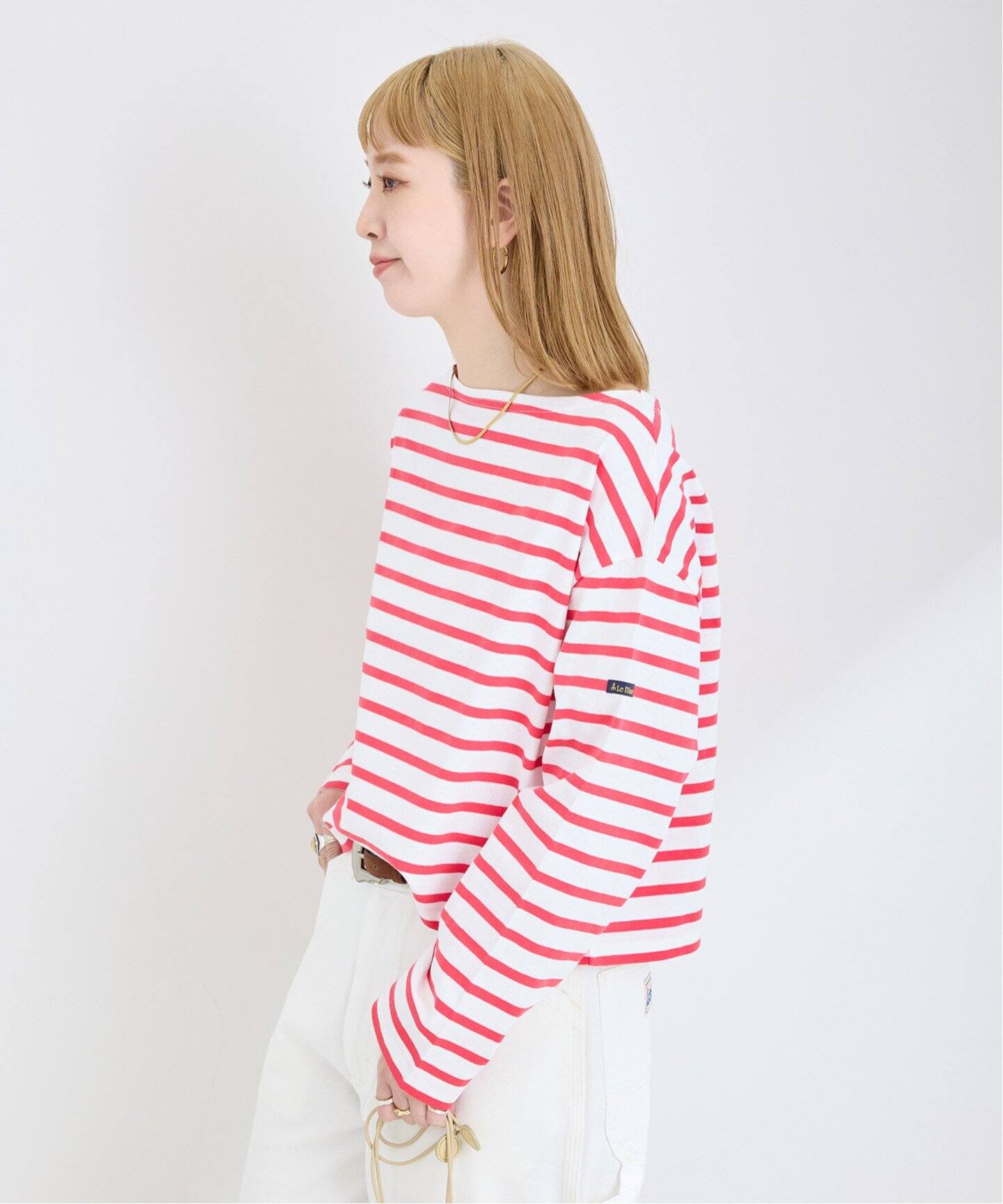 LE MINOR/ルミノア ボーダーロンTEE（Tシャツ／カットソー