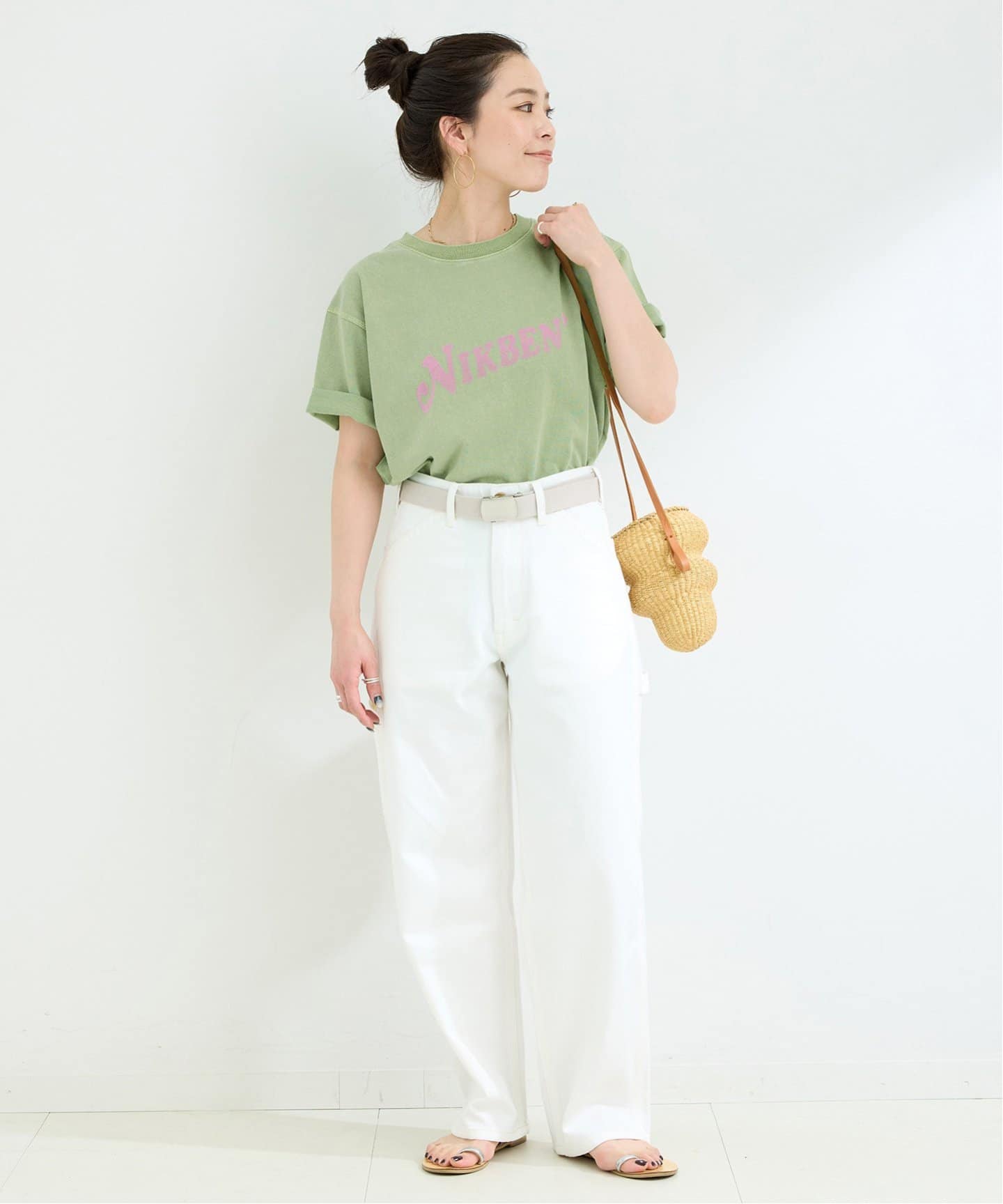 tシャツ NIKBEN / ニックベン 別注 NIKBEN ロゴTEE レディース NIKBEN / ニックベン 別注 NIKBEN ロゴTEE（Tシャツ／カットソー