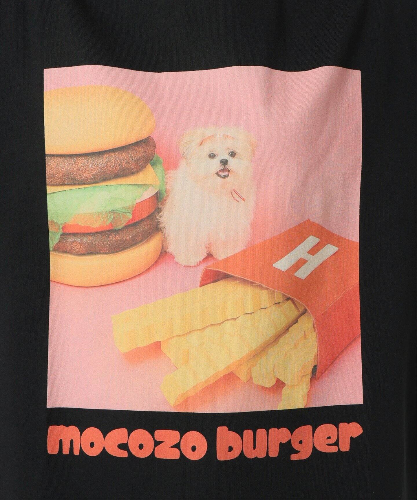WEB＋一部店舗限定】モコゾウ x ハーハフー ハンバーガーTEE（Tシャツ