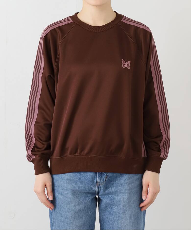 NEEDLES/ニードルズTrack Crew Neck Shirt-PolySmooth（Tシャツ 