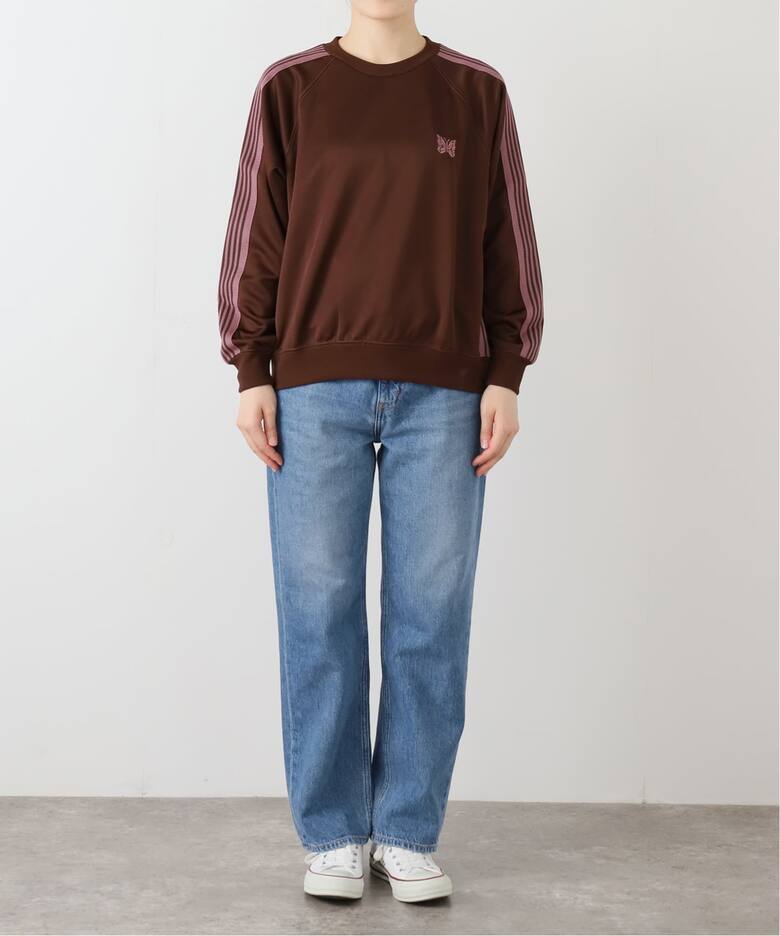 NEEDLES/ニードルズTrack Crew Neck Shirt-PolySmooth（Tシャツ 