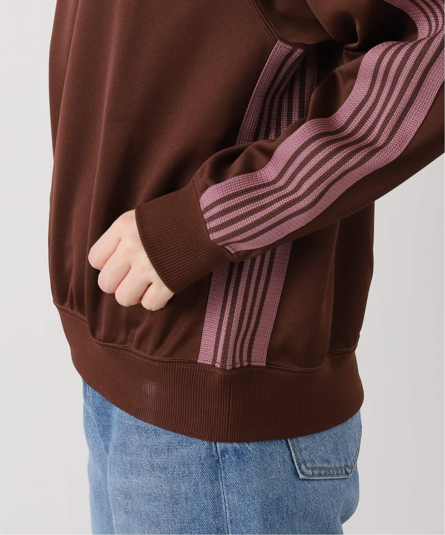 NEEDLES/ニードルズTrack Crew Neck Shirt-PolySmooth（Tシャツ