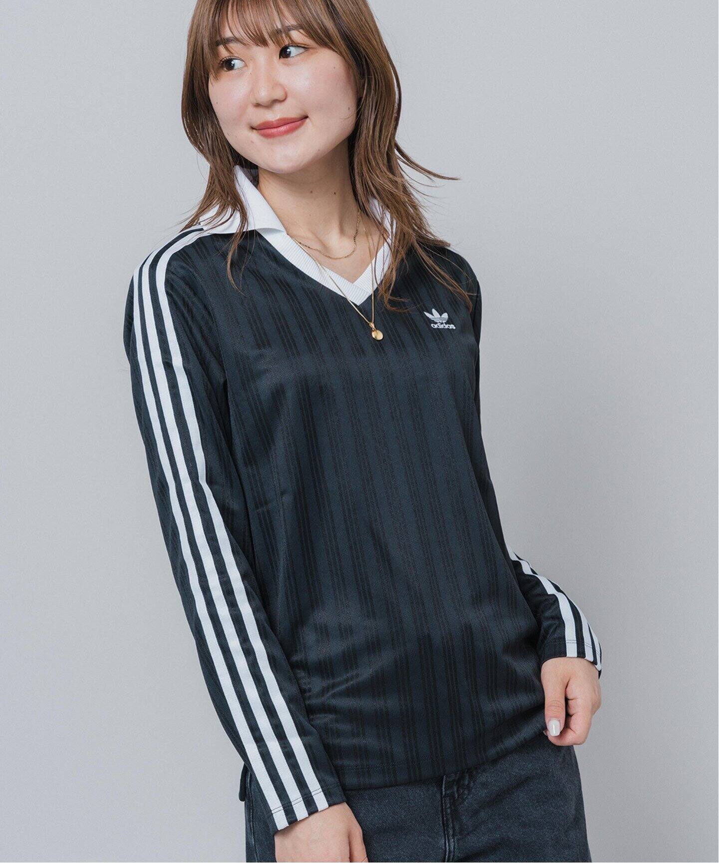 adidas/ アディダス V-NECK LS TEE（Tシャツ／カットソー