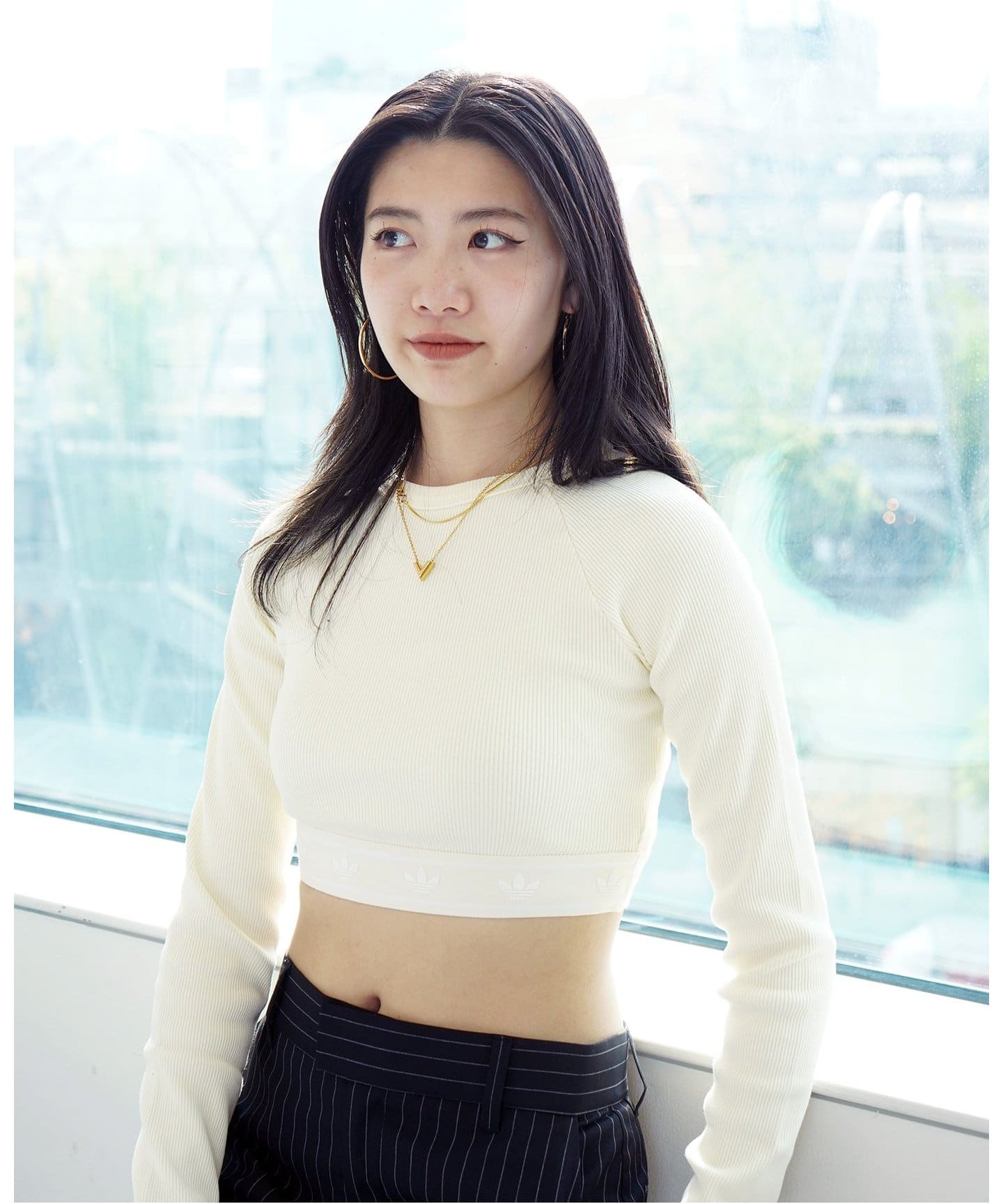 Tシャツ・カットソー RIB LS T T-SHIRT RIB TEE / BLACK – SHISHIKUI