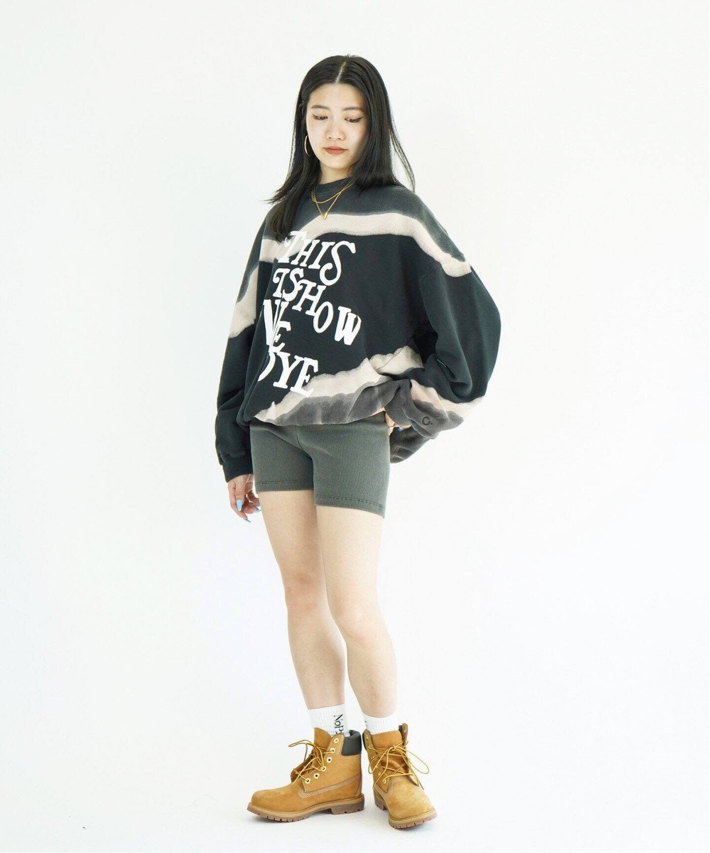 NOMA t.d.ノーマティーディー/ Hand Dye Twist Sweat - Print 