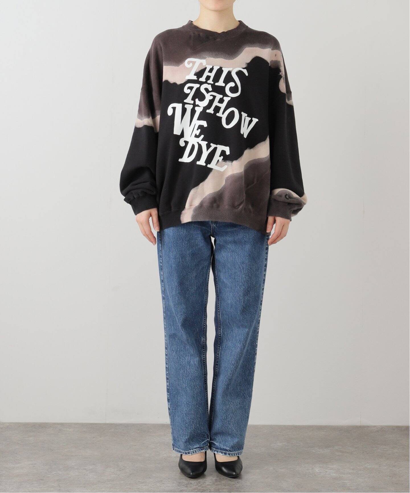 NOMA t.d.ノーマティーディー/ Hand Dye Twist Sweat - Print 