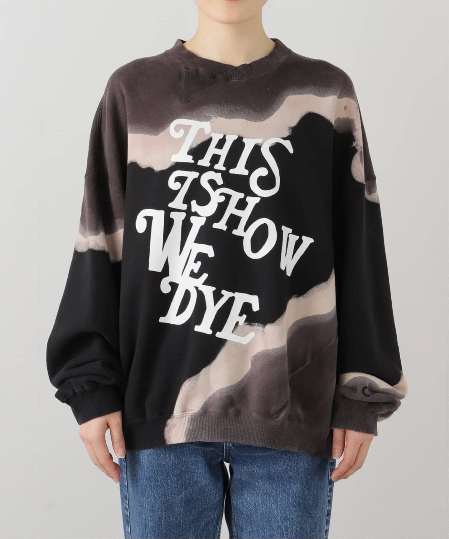 NOMARHYTHM TEXTILE】 Hand Dye Twist Sweat - Print（スウェット