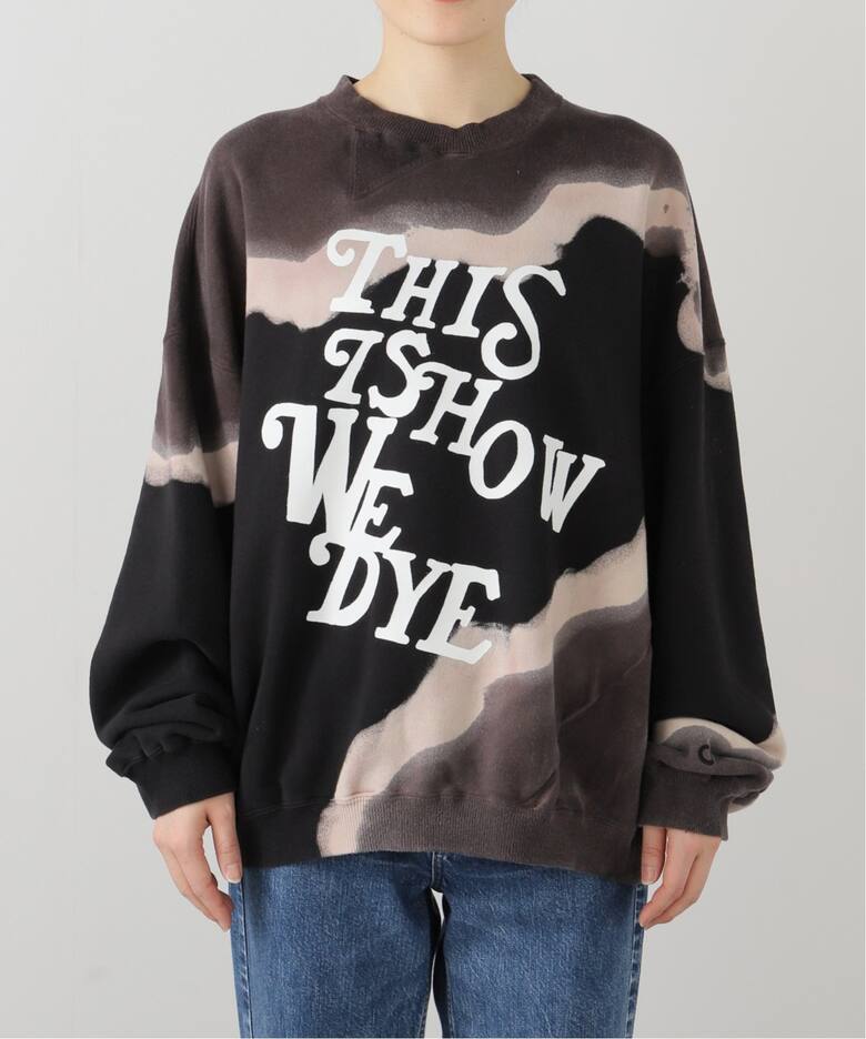 NOMARHYTHM TEXTILE】 Hand Dye Twist Sweat - Print（スウェット