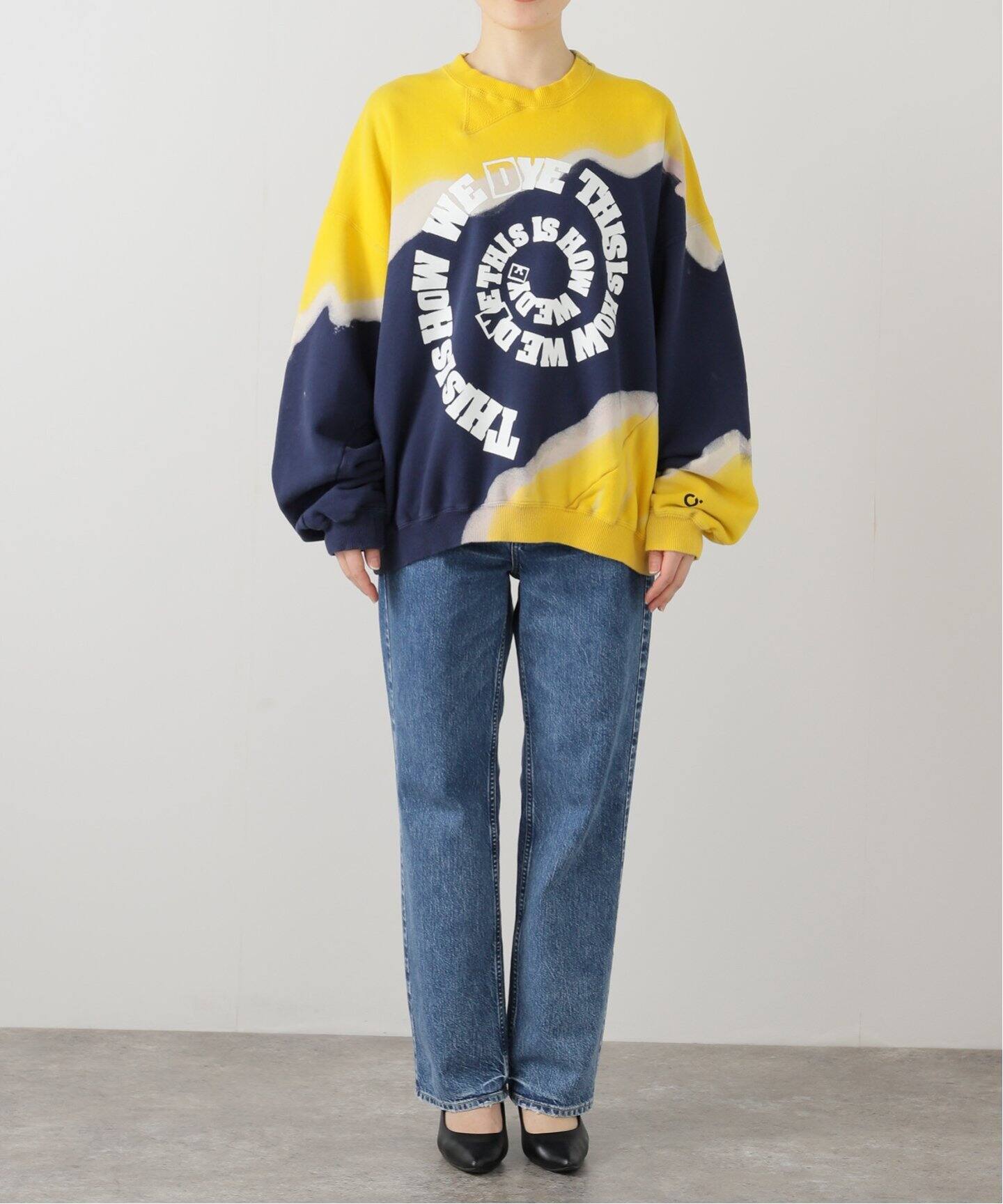 NOMA t.d.ノーマティーディー/Hand Dye Twist Sweat - Print 
