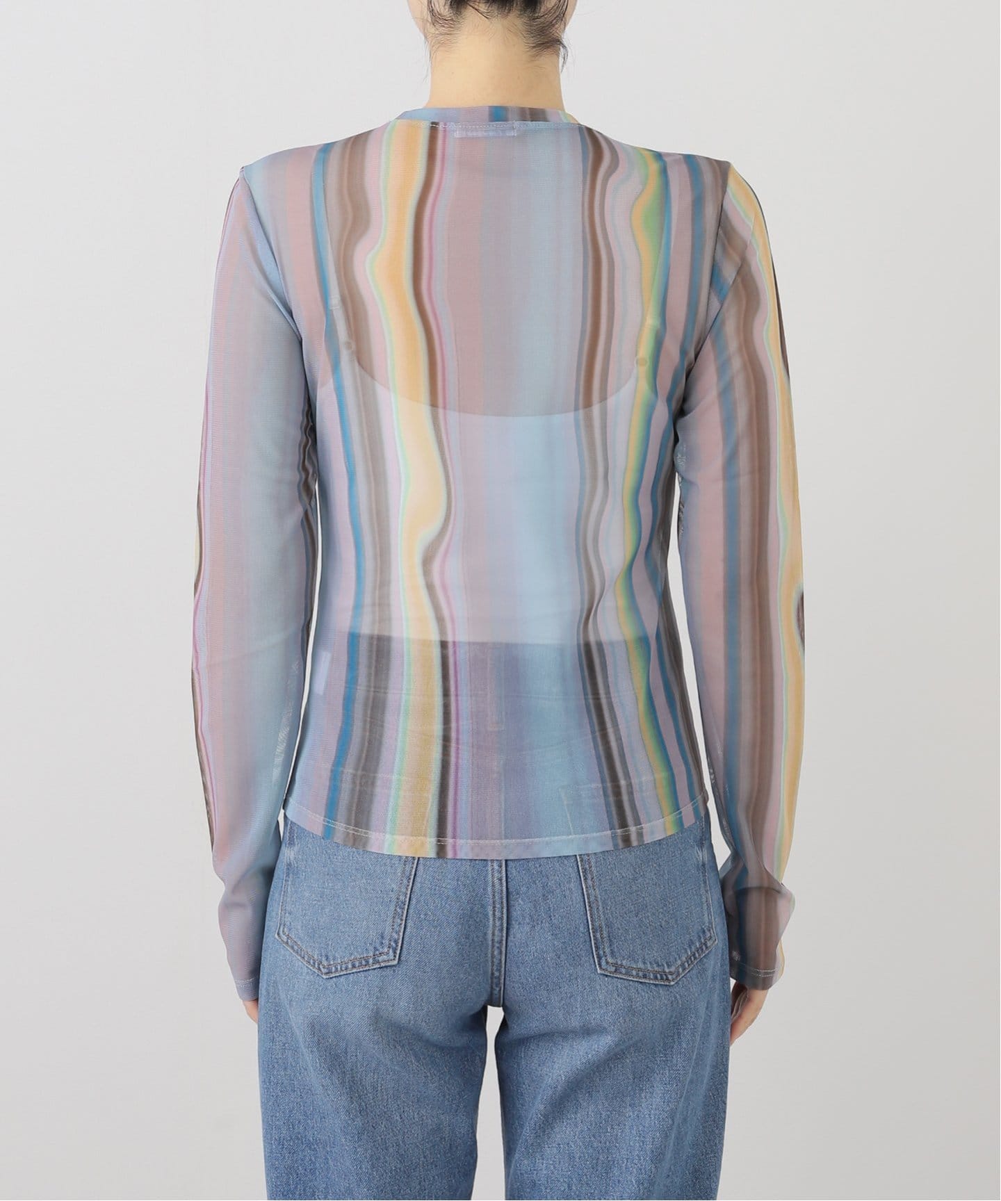 tシャツ PISCESS/パイシス Holographic Mesh Top レディース PISCESS/パイシス Holographic Mesh Top（Tシャツ／カットソー
