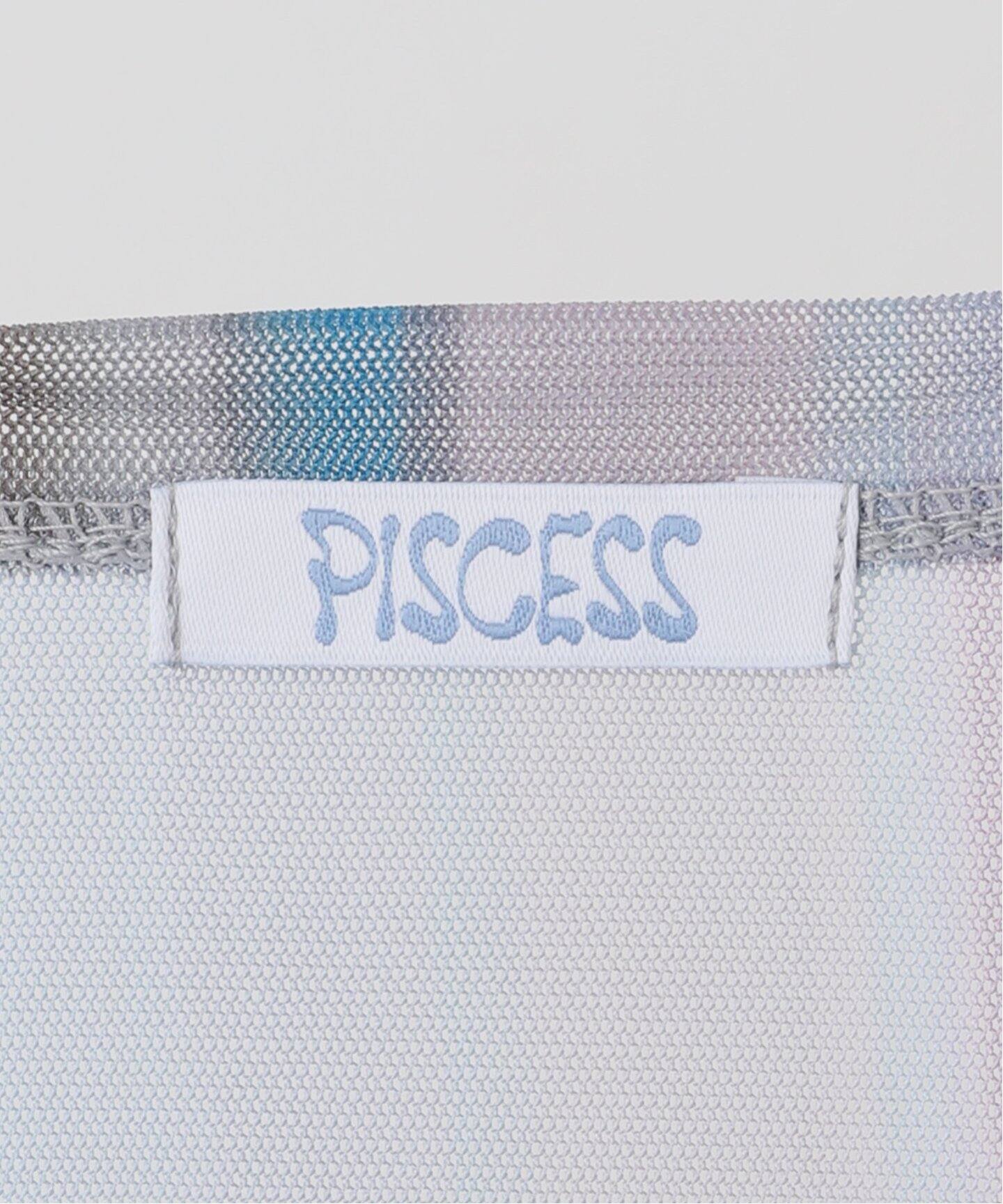 tシャツ PISCESS/パイシス Holographic Mesh Top レディース PISCESS/パイシス Holographic Mesh Top（Tシャツ／カットソー