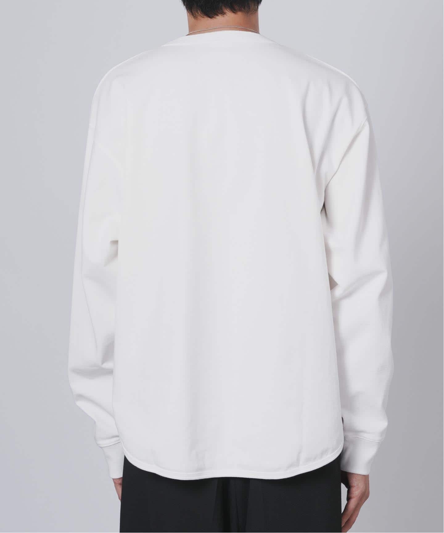 ANTS & ELEPHANTS】ヘンリーネック ロングスリーブTシャツ（T