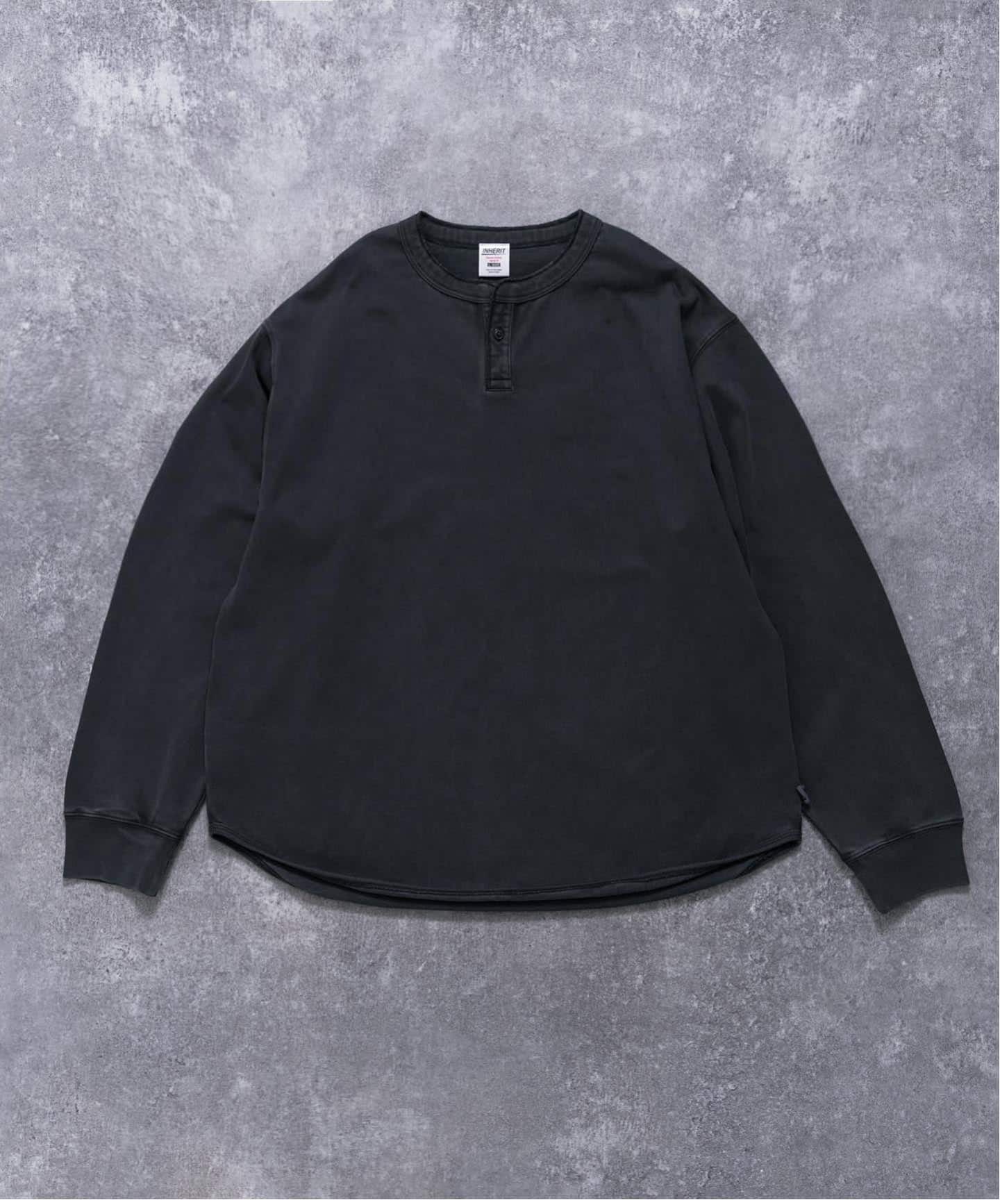 【ANTS & ELEPHANTS】ヘンリーネック ロングスリーブTシャツ