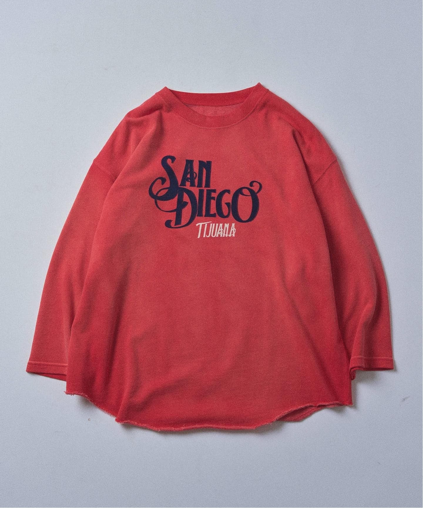 GOOD OLD SHOP】ヴィンテージ加工 9分袖 スウェットTシャツ（Tシャツ