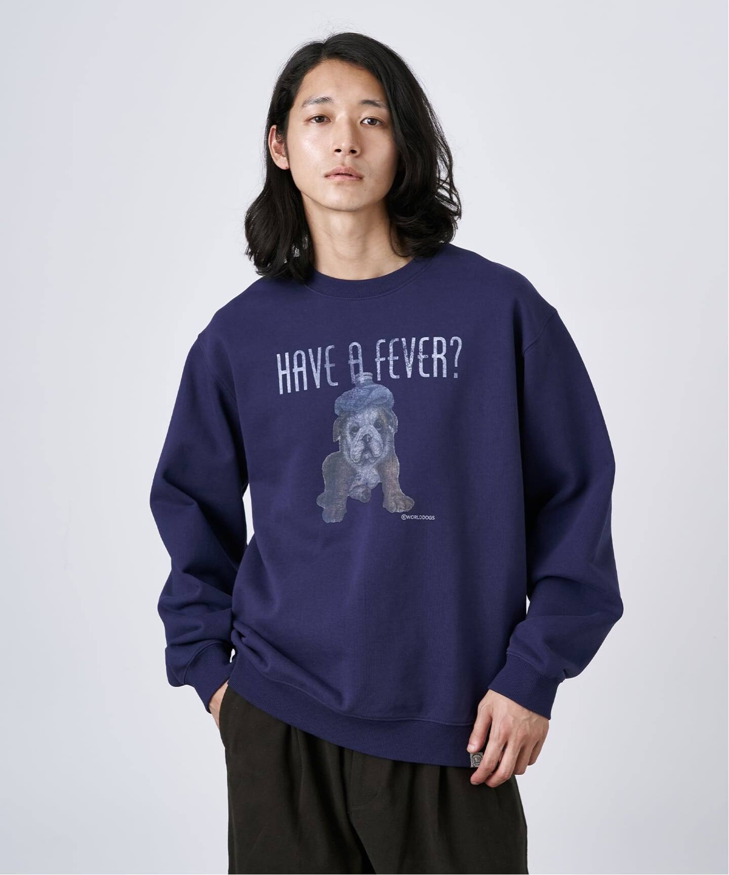 【牡蠣】XLARGE ブラック クルーネックスウェット S NEW ドッグ＆キャット柄 アソートクルーネックスウェット