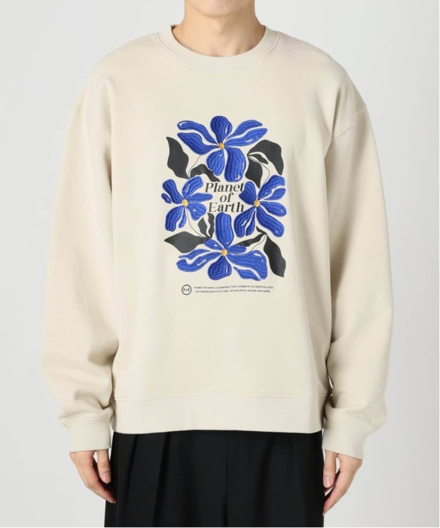 追加3》【PLANET OF EARTH】 エンブロイダリースウェット（T