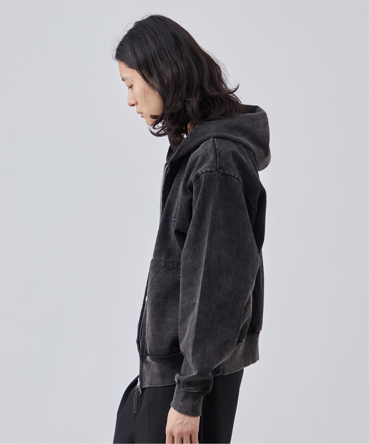 【the GazettE】ライダース 騙し絵 パーカー ダブルジップ 2013年 ブラシ加工ダブルZIPビッグパーカー – WEGO ONLINE STORE