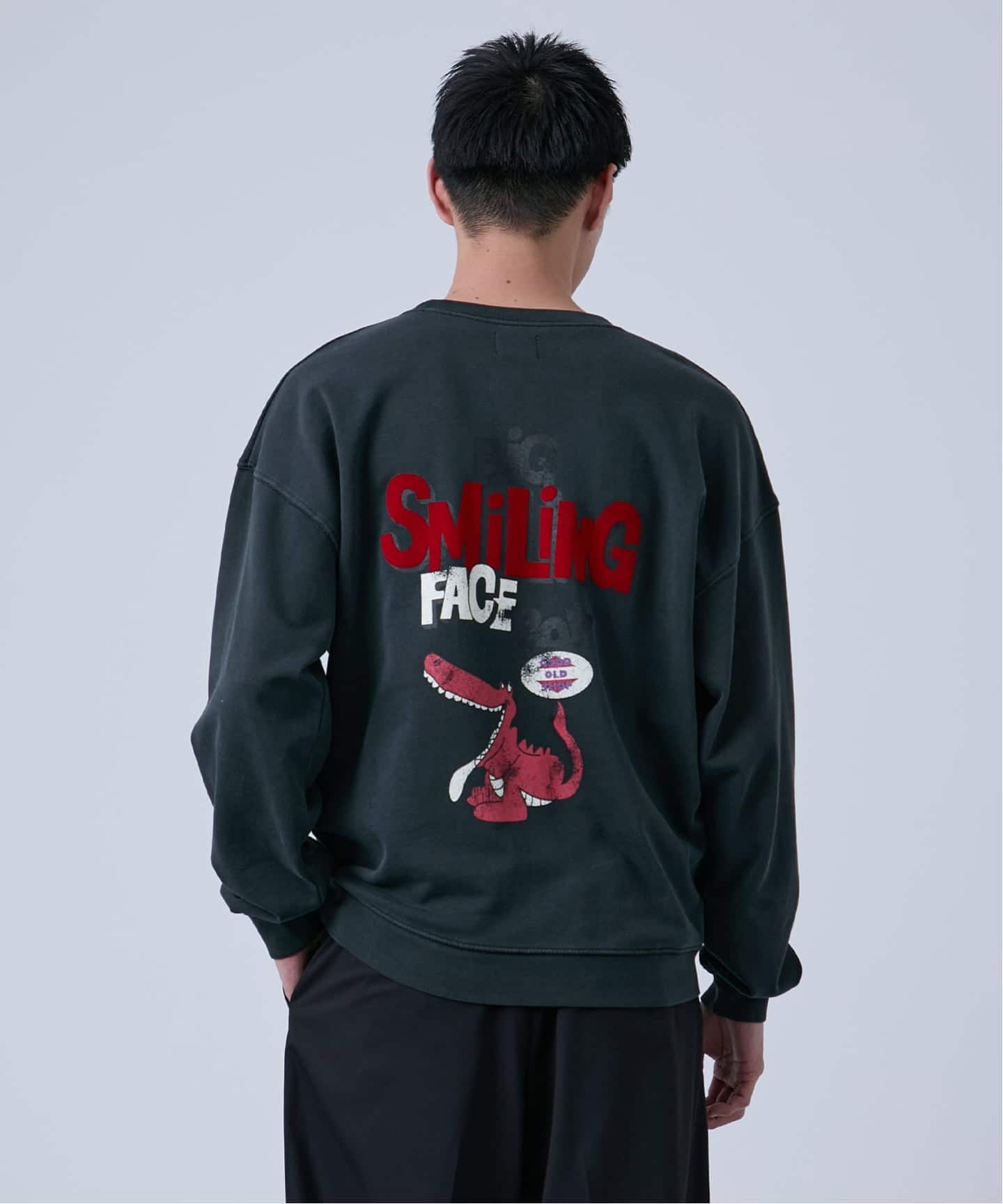 GOOD OLD SHOP】コンパクト クルーネックスウェット（スウェット