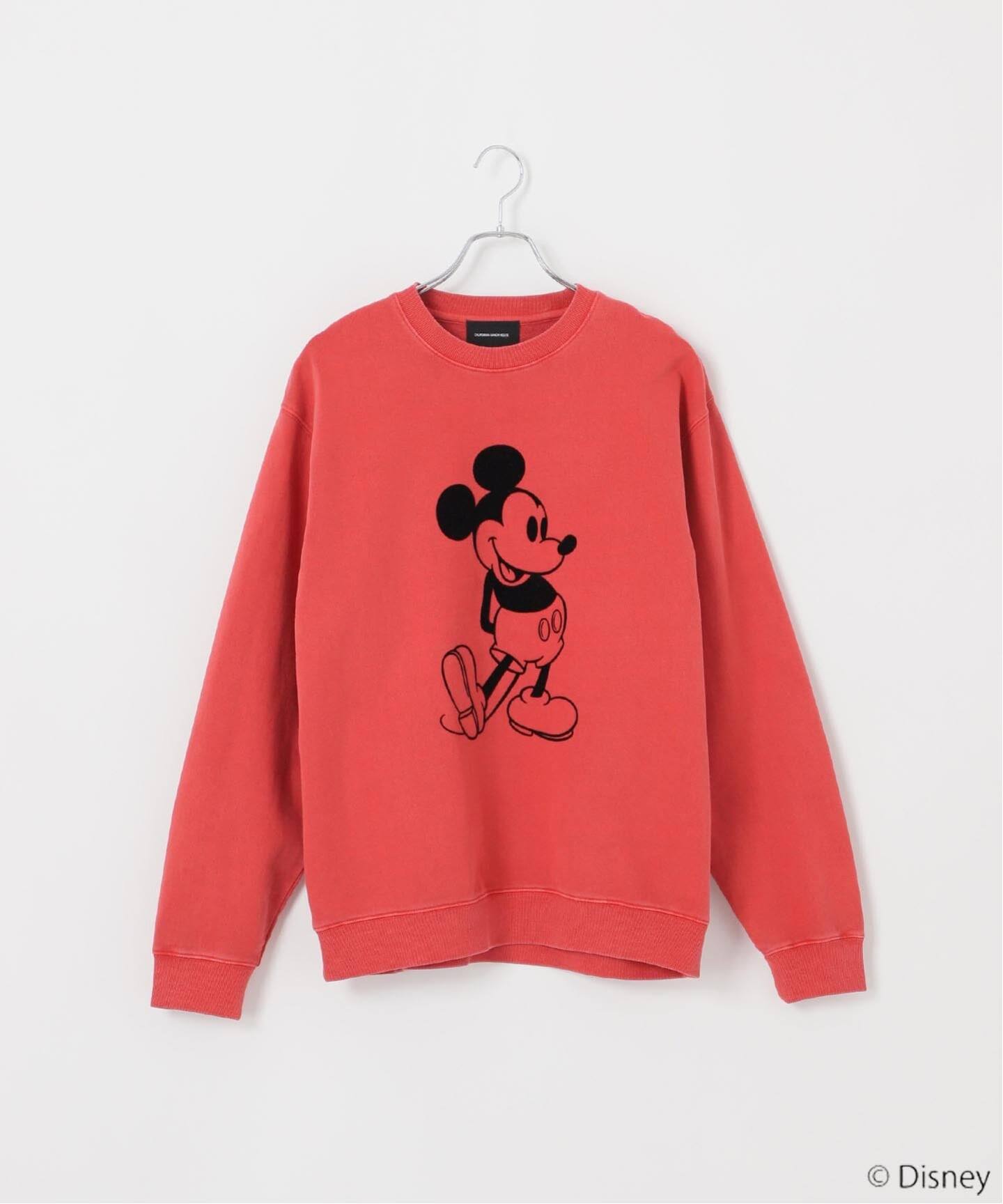 【クック】【新品】California Store  ミッキー スウェット CALIFORNIA RANCH HOUSE】別注 フロッキー加工 / MICKEY/ミッキー