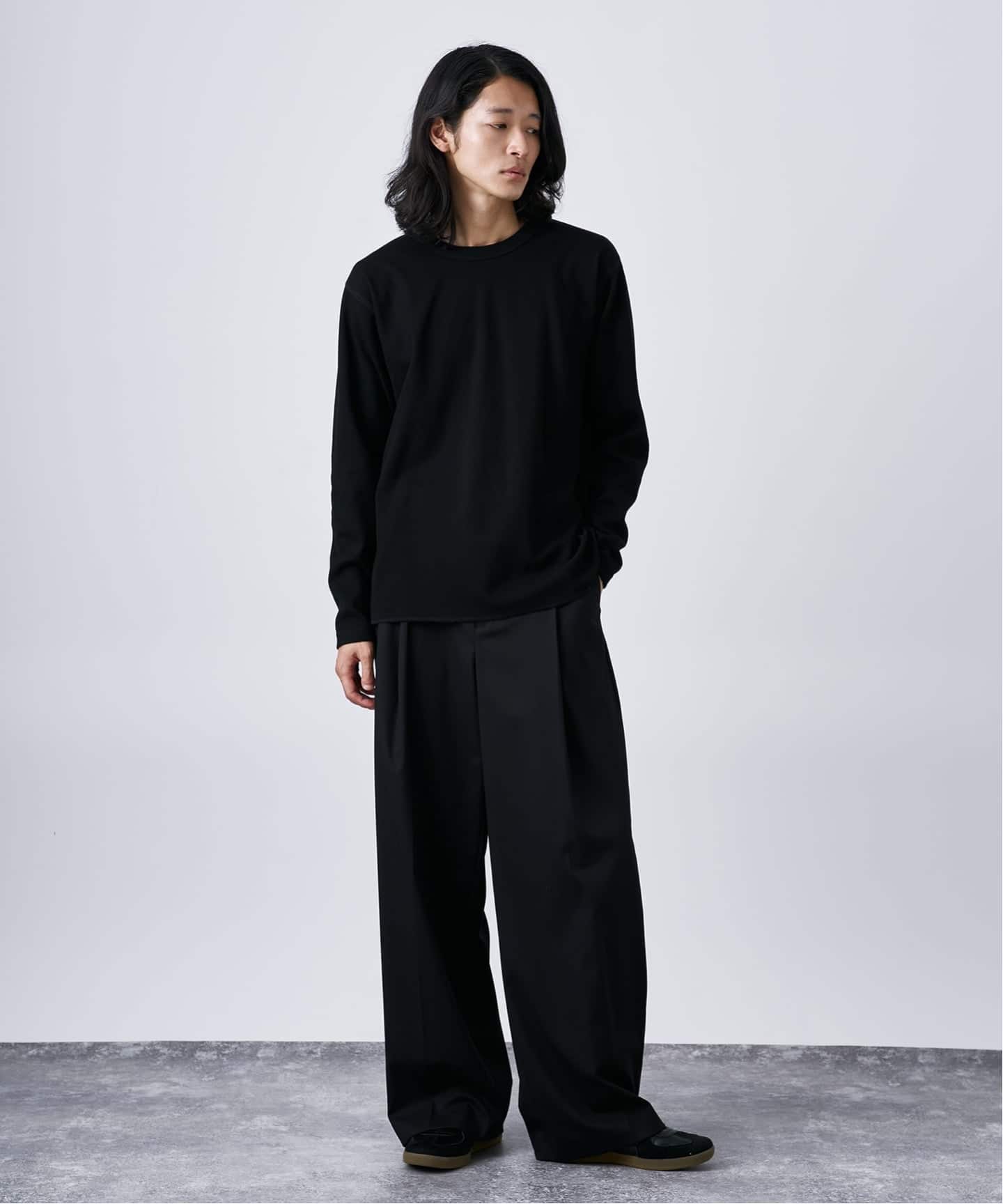 予約》裏起毛 ハニカムサーマル ロングスリーブTシャツ（Tシャツ