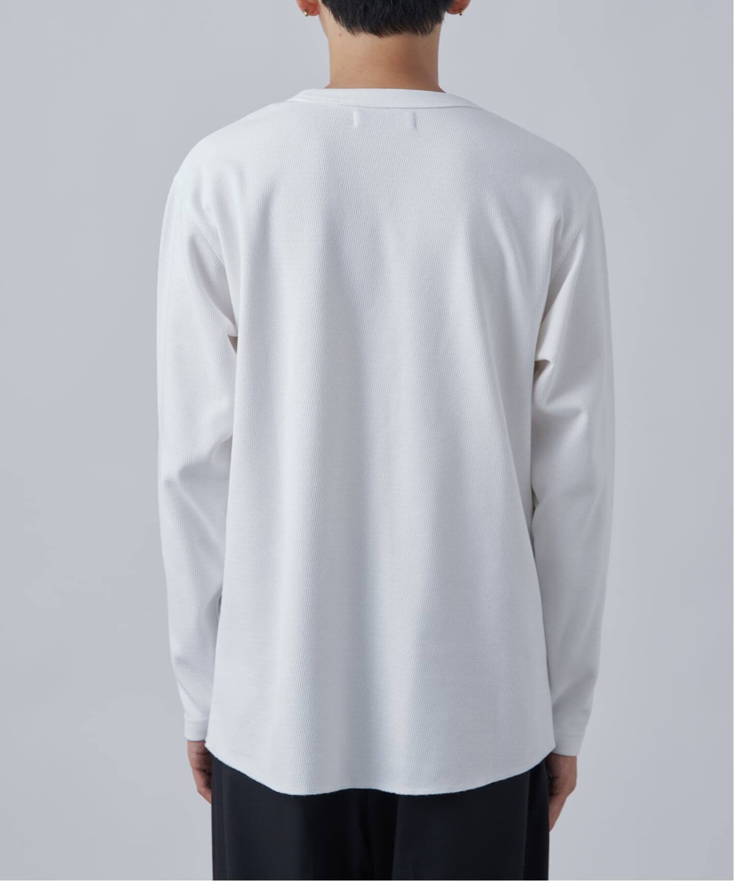 追加》裏起毛 ハニカムサーマル ロングスリーブTシャツ（Tシャツ 