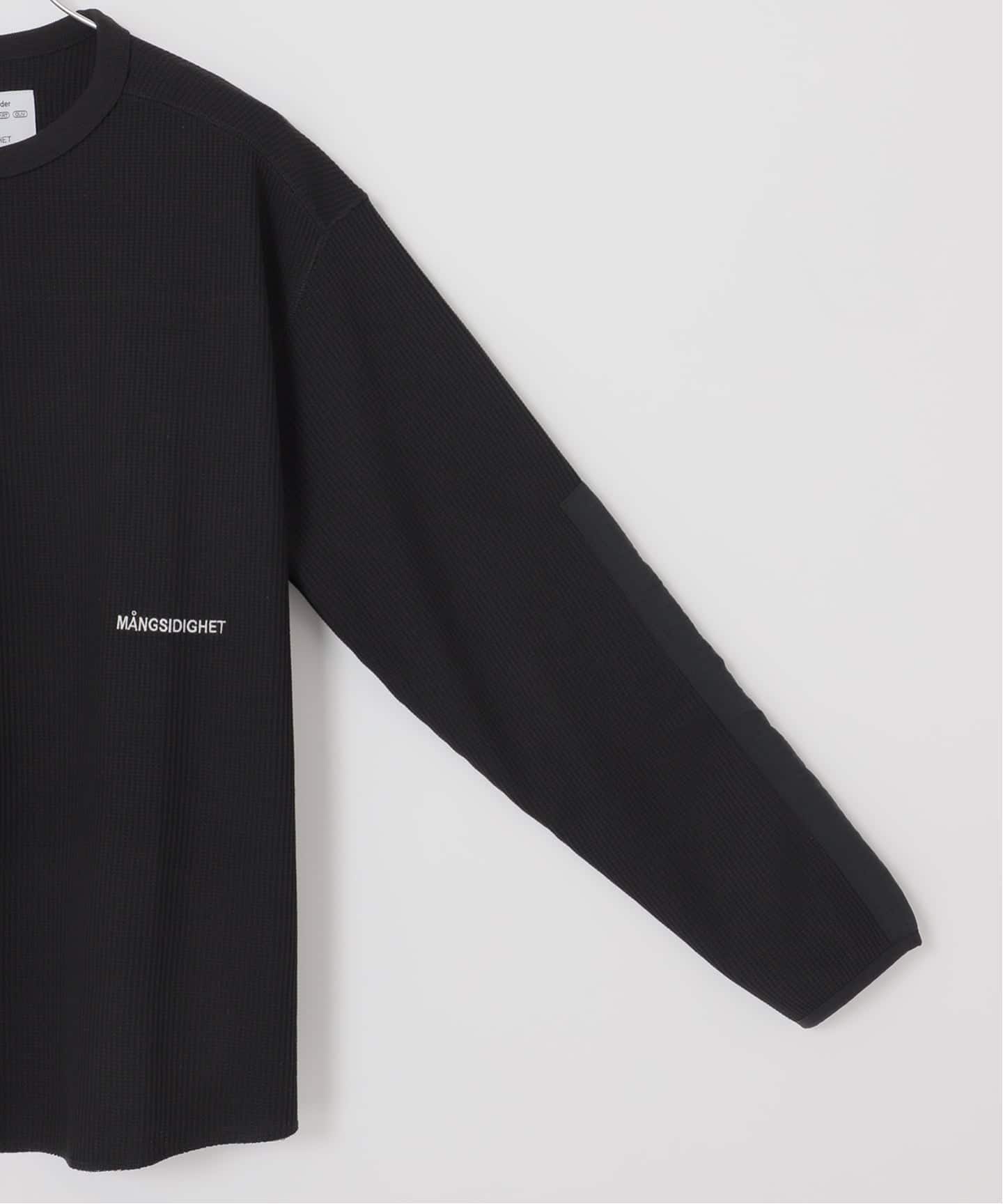 OLIVEDRAB/オリーブドラブ】サーマルクルーネック ロングスリーブT