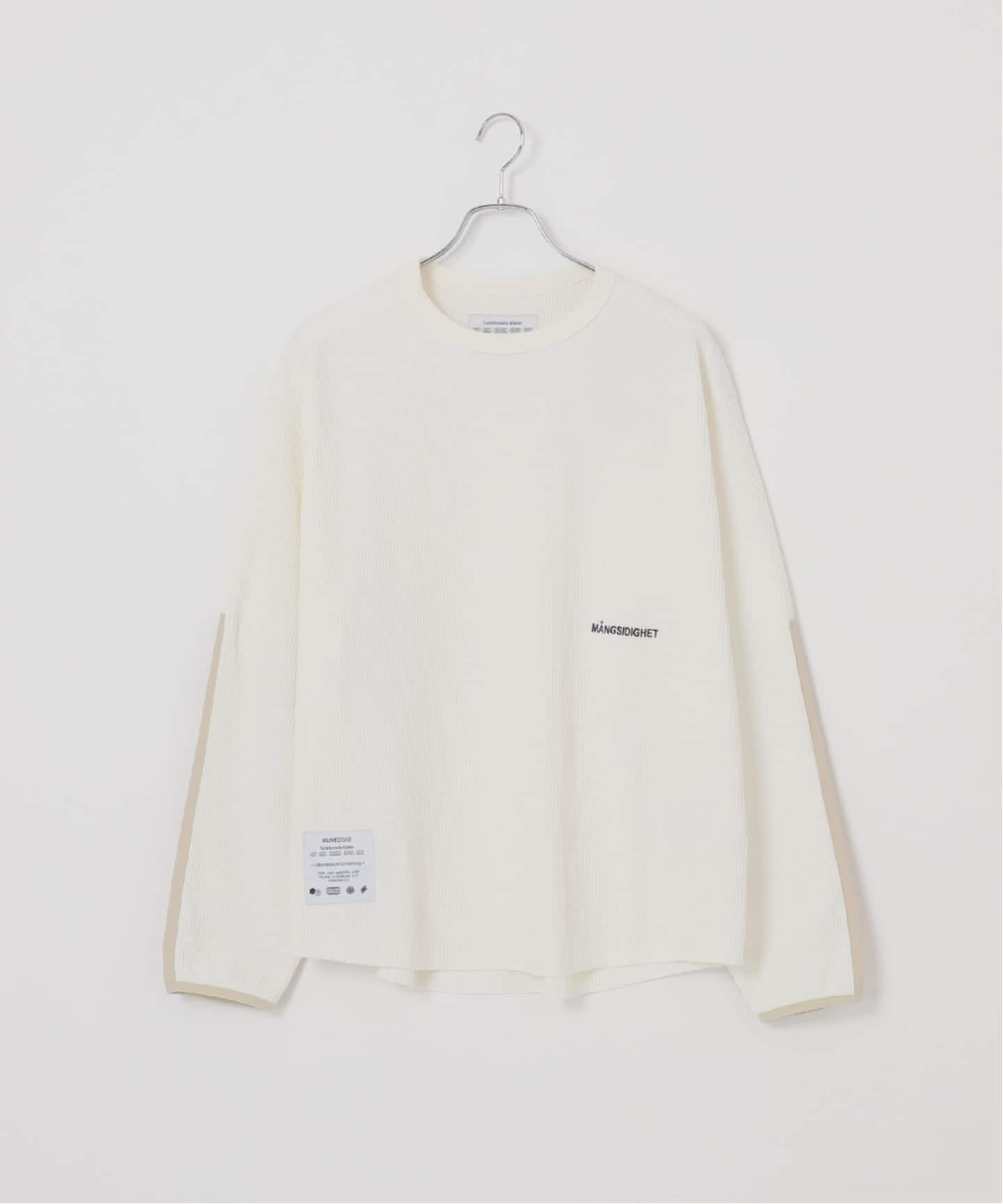 OLIVEDRAB/オリーブドラブ】サーマルクルーネック ロングスリーブT