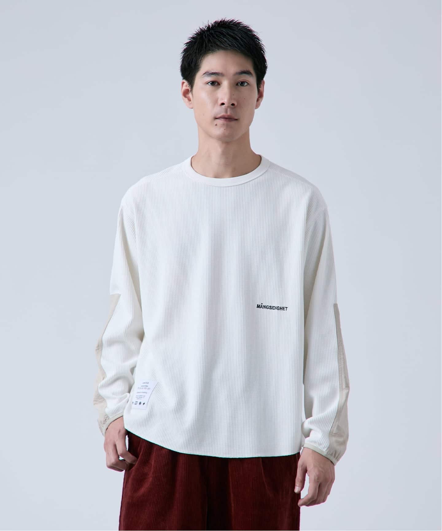 OLIVEDRAB/オリーブドラブ】サーマルクルーネック ロング