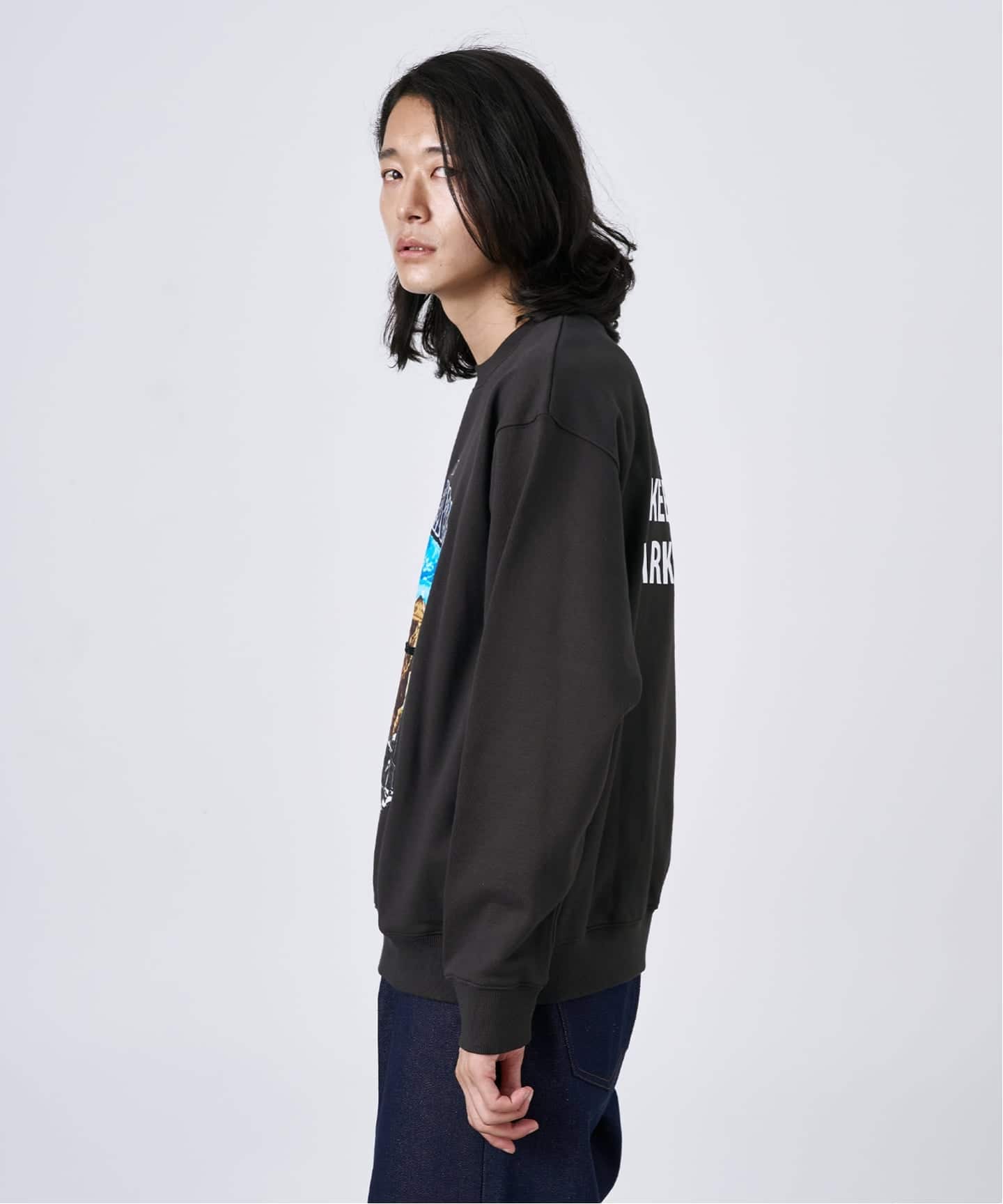 CALIFORNIA RANCH HOUSE】スラックライン クルーネックスウェット