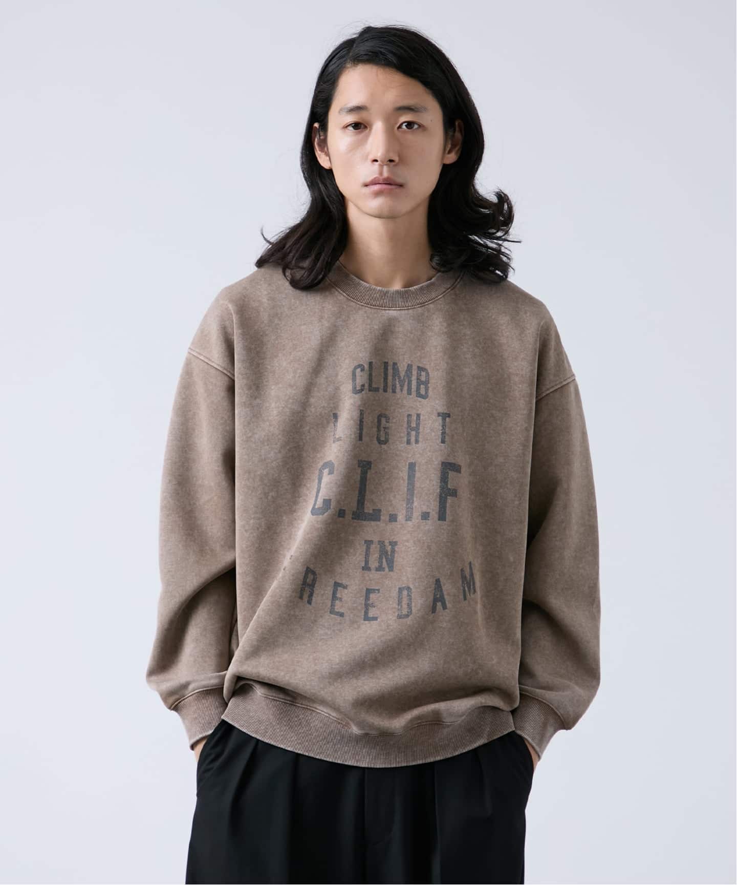 【depound】ピグメントスウェット スウェット トレーナー メンズ◇ピグメント加工[品番