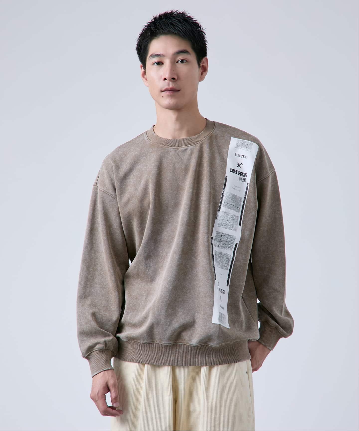 RINKUU ピグメント加工 クルーネックスウェット（スウェット）｜B.C