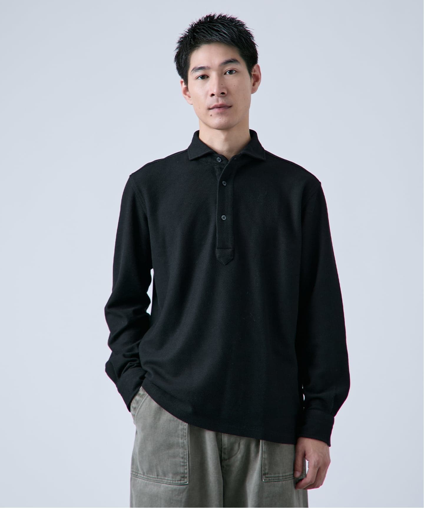 ハニカムジャージ ポロシャツ（ポロシャツ）｜B.C STOCK（ベーセー